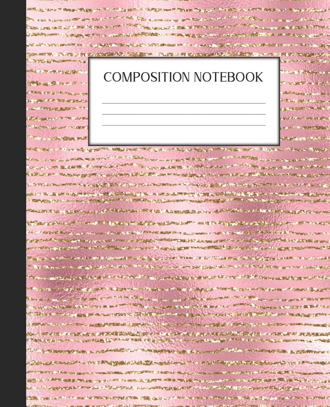 Composition Notebook: Wide Ruled Notebook Light Purple Glam Lined Journal 100 Pages 7.5 x 9.25 School Subject Book Notes Student Gift Kids Teenager Adult Teacher
