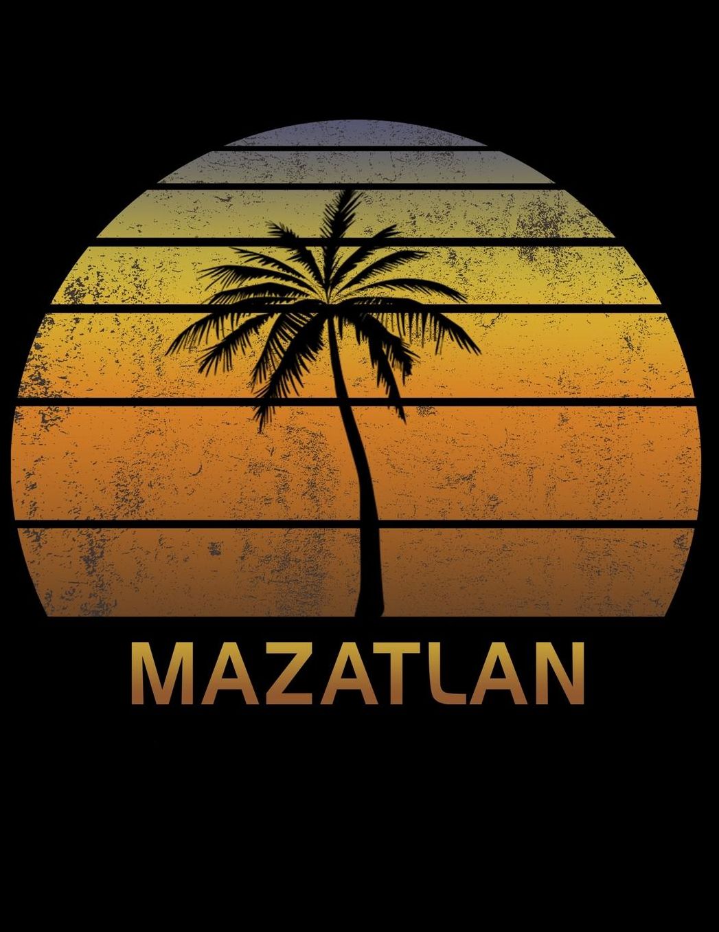 Mazatlan: Mexico Notebook Lined College Ruled Paper For Taking Notes. Stylish Journal Diary 8.5 x 11 Inch Soft Cover. For Home, Work Or School.
