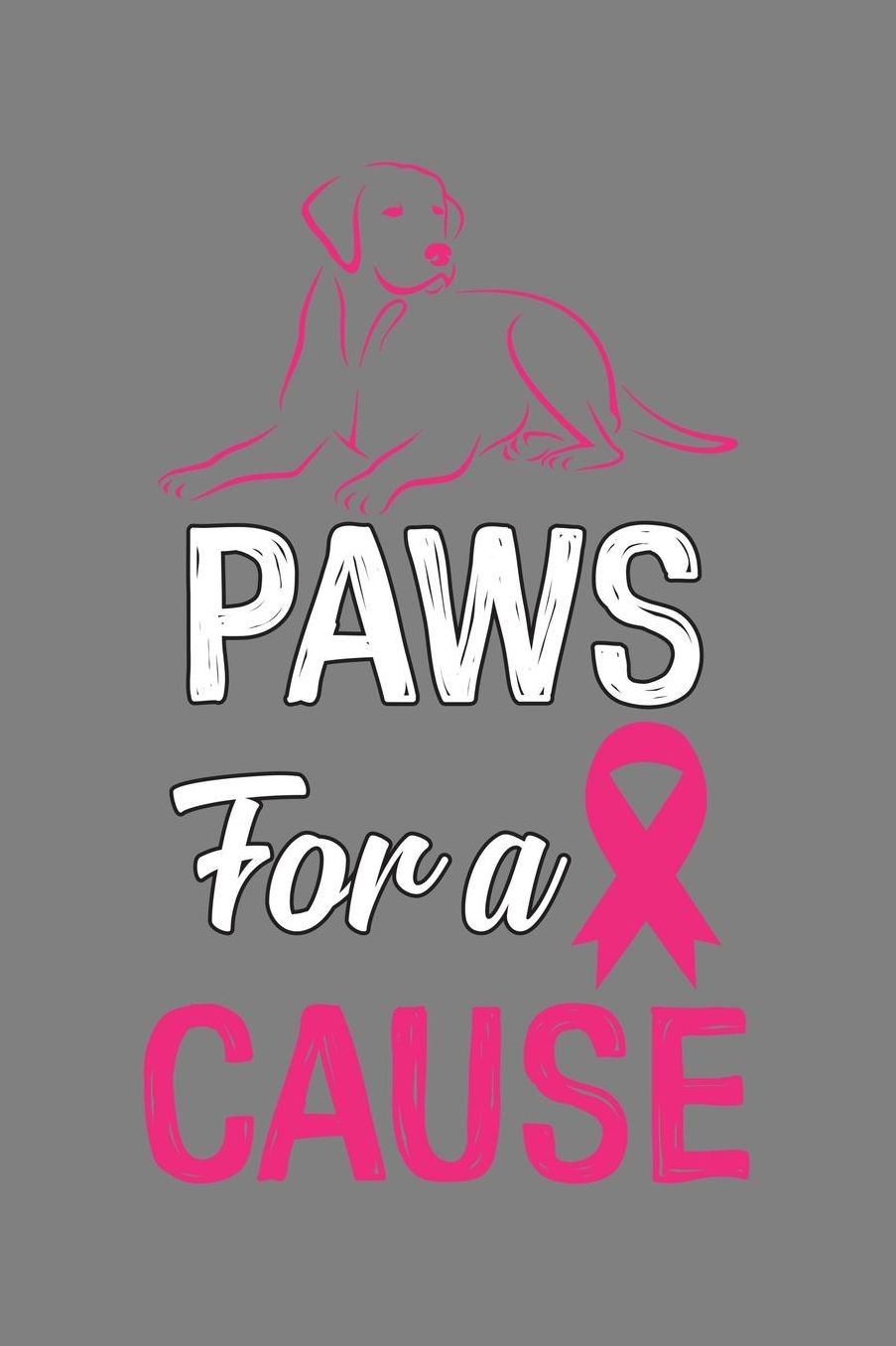Paws For A Cause: With a matte, full-color soft cover, this lined notebook It is the ideal size 6x9 inch, 110 pages to write in. It makes an excellent gift as well