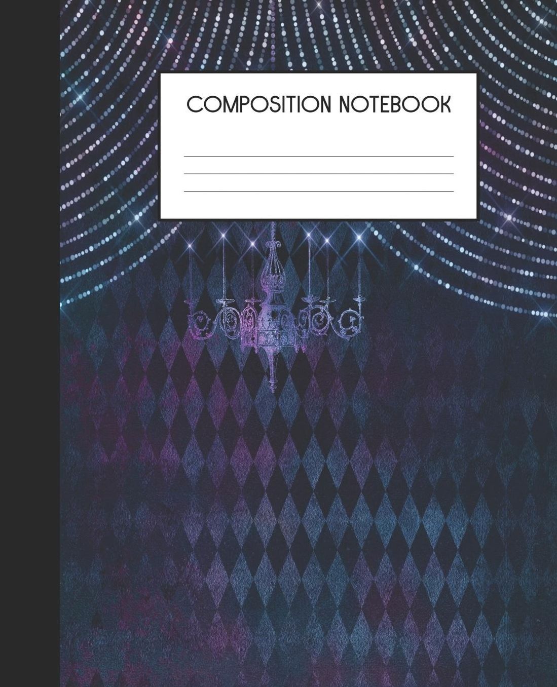 Composition Notebook: Wide Ruled Notebook Peacock Enchantment Lined Journal 100 Pages 7.5 x 9.25 School Subject Book Notes Student Gift Kids Teenager Adult Teacher