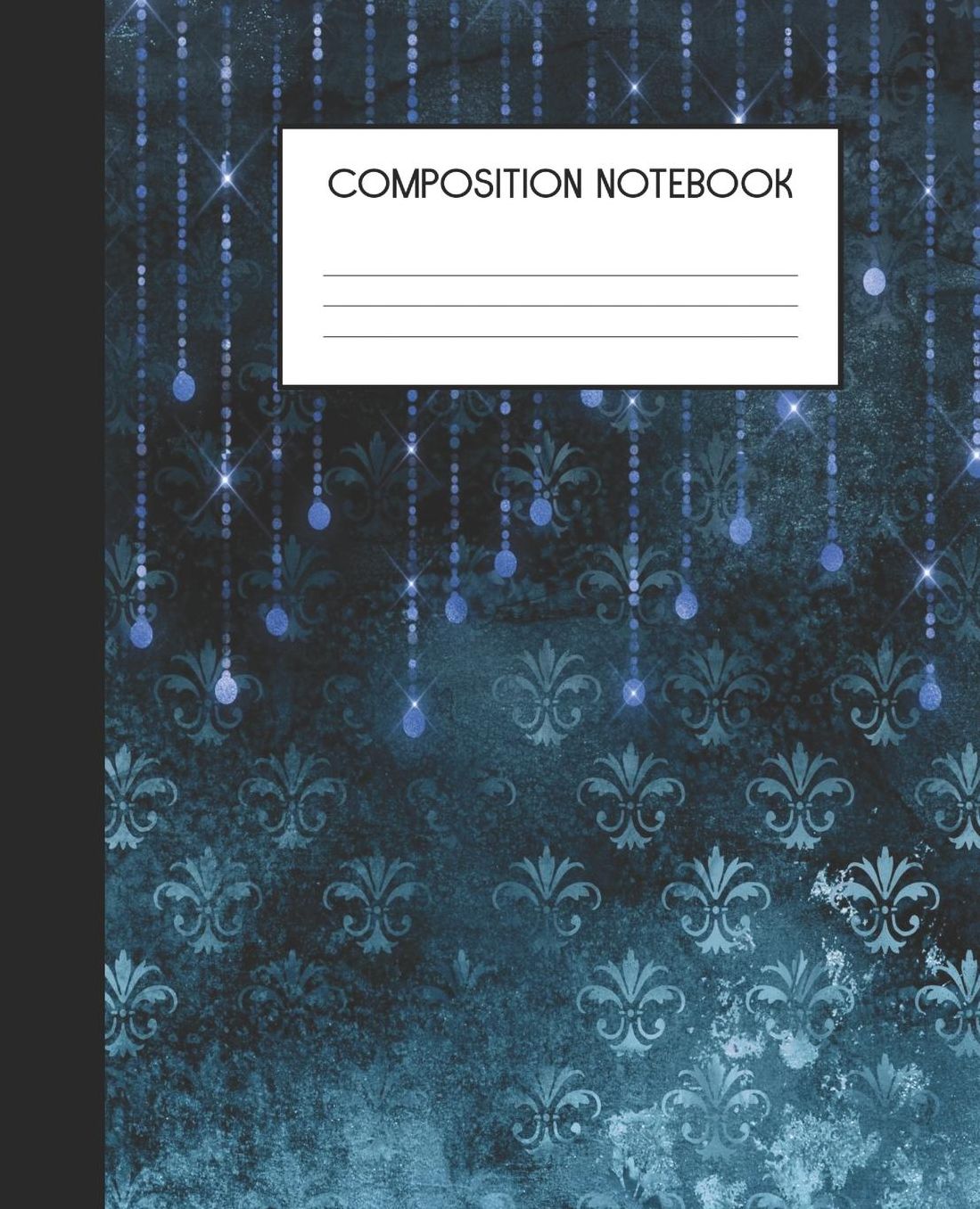 Composition Notebook: Wide Ruled Notebook Peacock Enchantment Lined Journal 100 Pages 7.5 x 9.25 School Subject Book Notes Student Gift Kids Teenager Adult Teacher