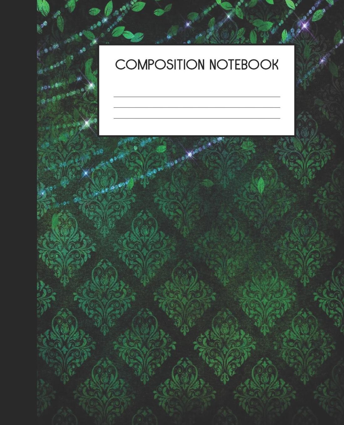 Composition Notebook: Wide Ruled Notebook Peacock Enchantment Lined Journal 100 Pages 7.5 x 9.25 School Subject Book Notes Student Gift Kids Teenager Adult Teacher