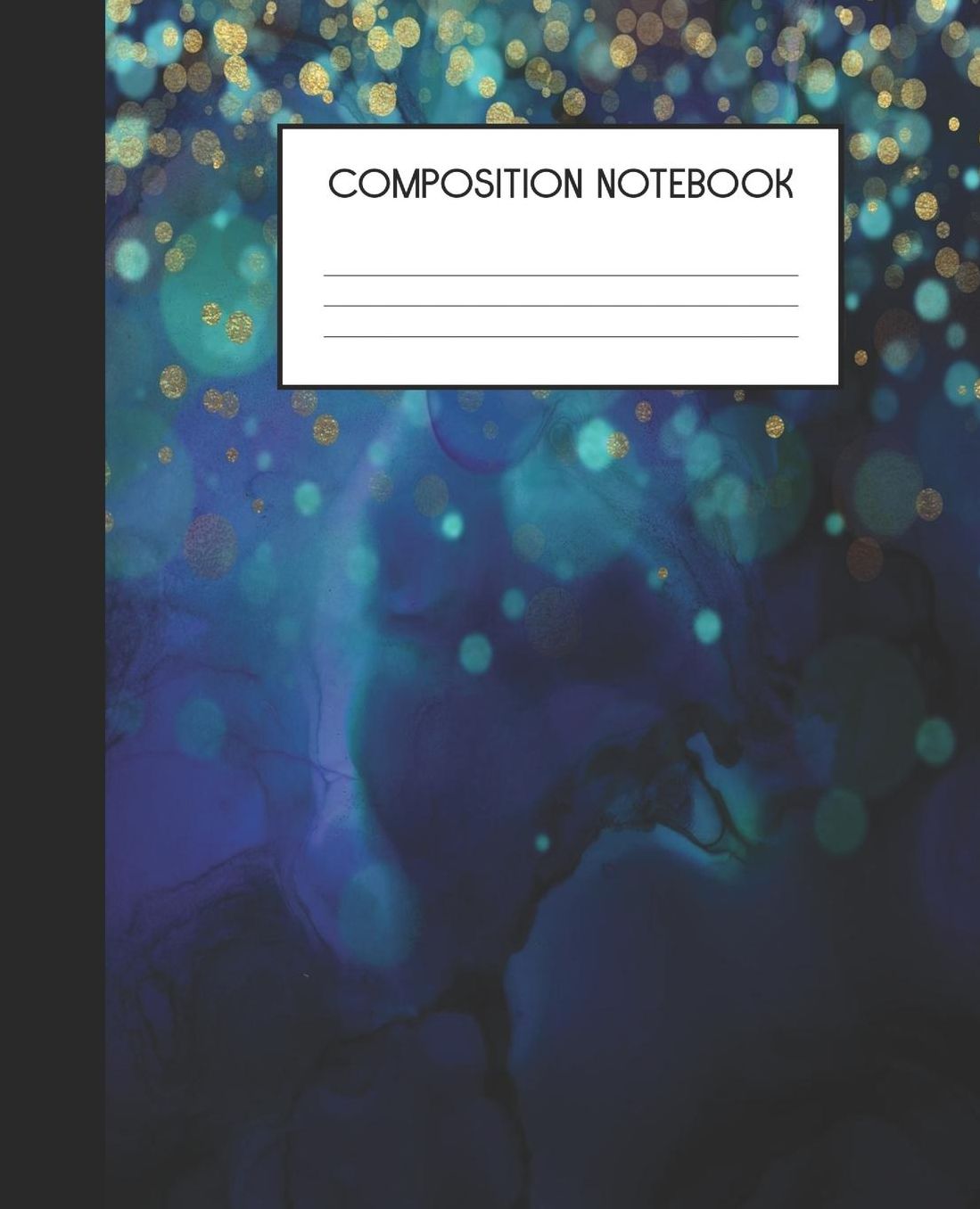Composition Notebook: Wide Ruled Notebook Peacock Enchantment Lined Journal 100 Pages 7.5 x 9.25 School Subject Book Notes Student Gift Kids Teenager Adult Teacher