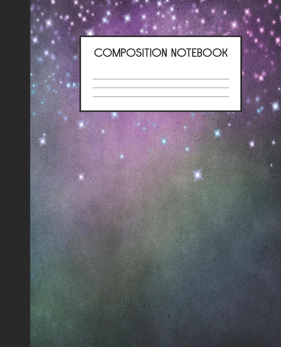 Composition Notebook: Wide Ruled Notebook Peacock Enchantment Lined Journal 100 Pages 7.5 x 9.25 School Subject Book Notes Student Gift Kids Teenager Adult Teacher