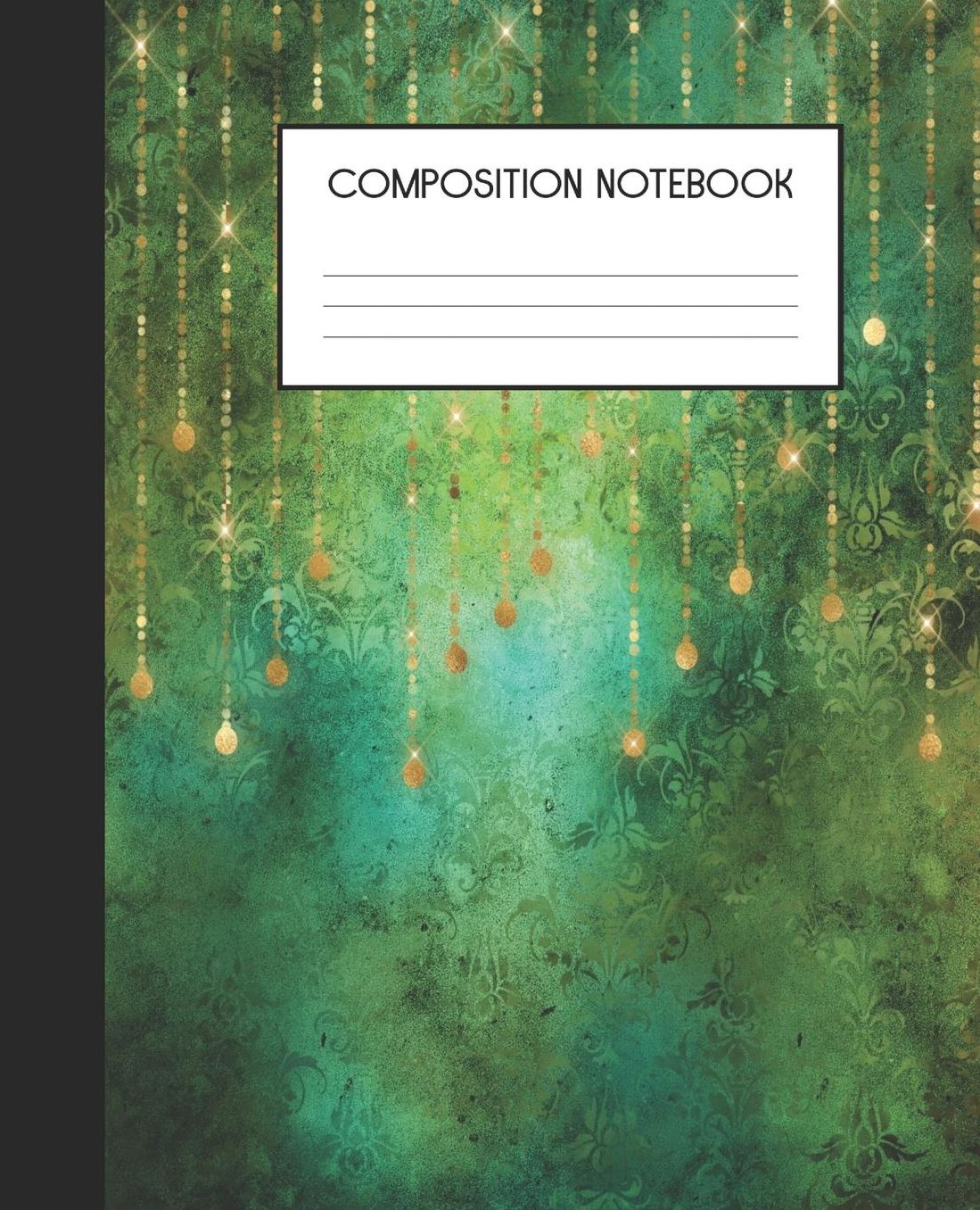 Composition Notebook: Wide Ruled Notebook Peacock Enchantment Lined Journal 100 Pages 7.5 x 9.25 School Subject Book Notes Student Gift Kids Teenager Adult Teacher