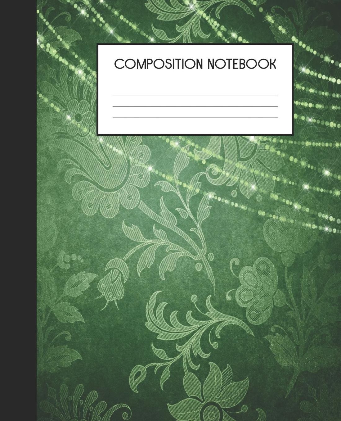 Composition Notebook: Wide Ruled Notebook Peacock Enchantment Lined Journal 100 Pages 7.5 x 9.25 School Subject Book Notes Student Gift Kids Teenager Adult Teacher