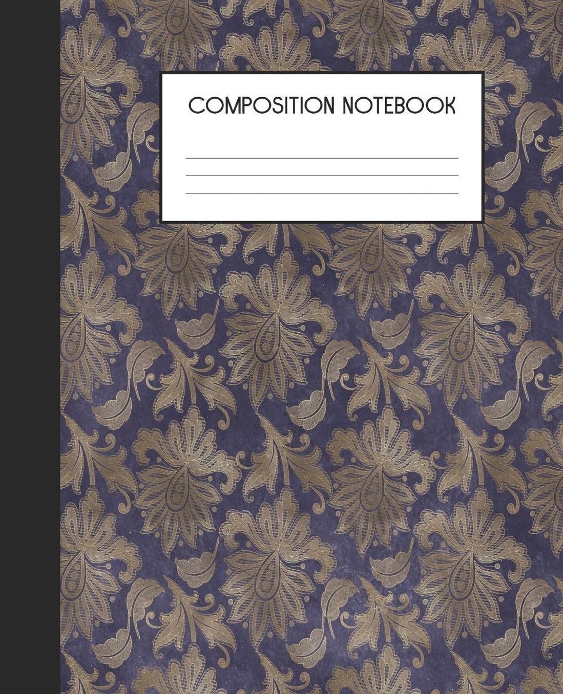Composition Notebook: Wide Ruled Notebook Peacock Fantasy Lined Journal 100 Pages 7.5 x 9.25 School Subject Book Notes Student Gift Kids Teenager Adult Teacher