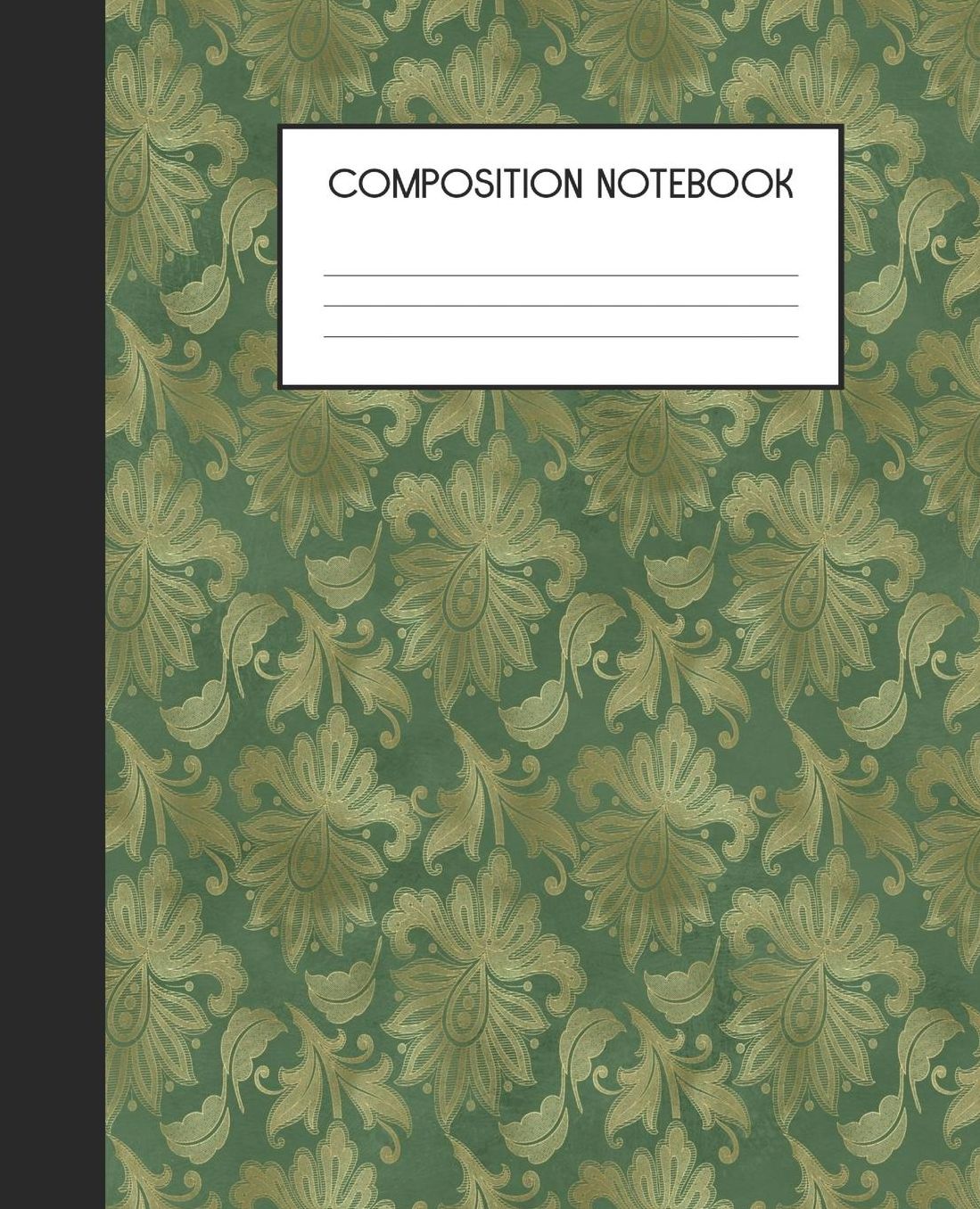 Composition Notebook: Wide Ruled Notebook Peacock Fantasy Lined Journal 100 Pages 7.5 x 9.25 School Subject Book Notes Student Gift Kids Teenager Adult Teacher
