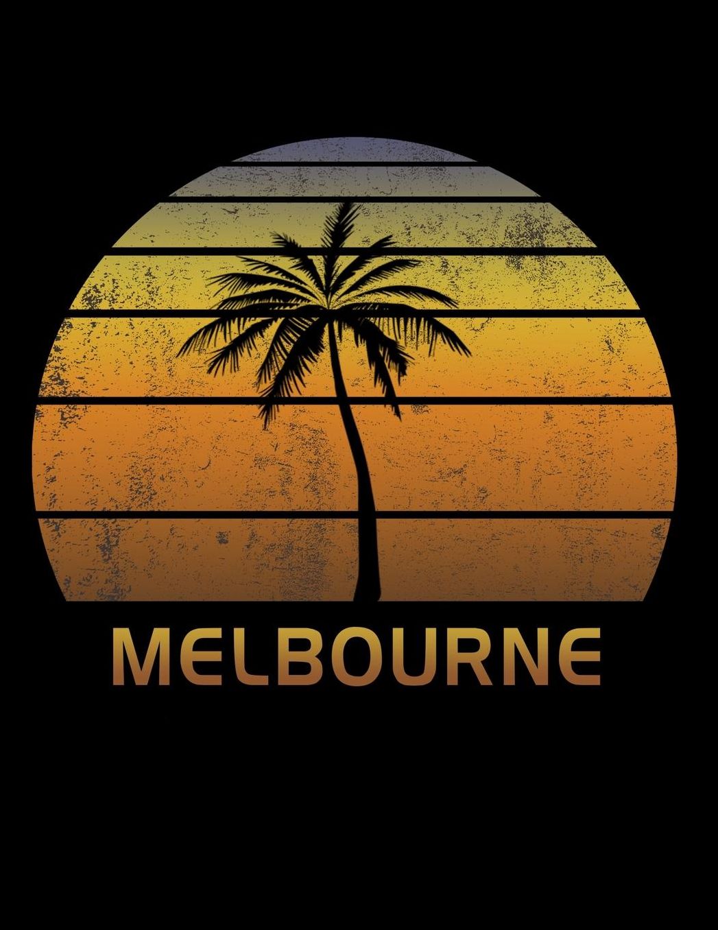 Melbourne: Australia Notebook Lined College Ruled Paper For Taking Notes. Stylish Journal Diary 8.5 x 11 Inch Soft Cover. For Home, Work Or School.