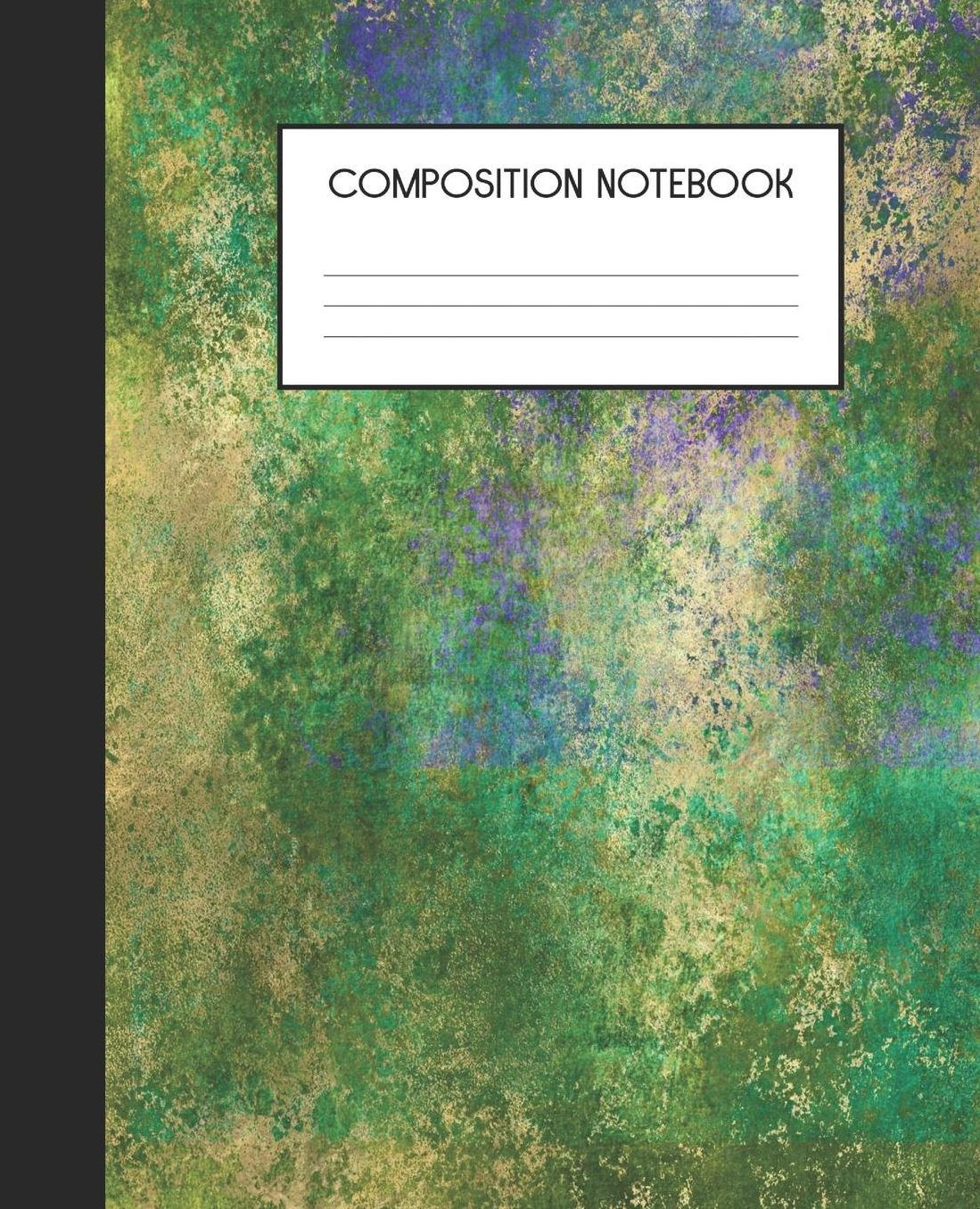 Composition Notebook: Wide Ruled Notebook Peacock Lined Journal 100 Pages 7.5 x 9.25 School Subject Book Notes Student Gift Kids Teenager Adult Teacher