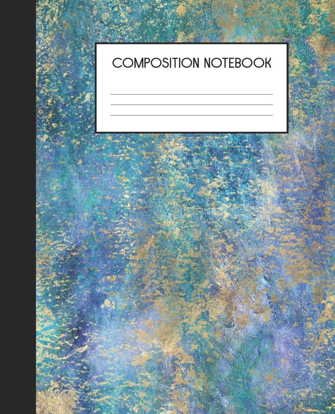 Composition Notebook: Wide Ruled Notebook Peacock Lined Journal 100 Pages 7.5 x 9.25 School Subject Book Notes Student Gift Kids Teenager Adult Teacher