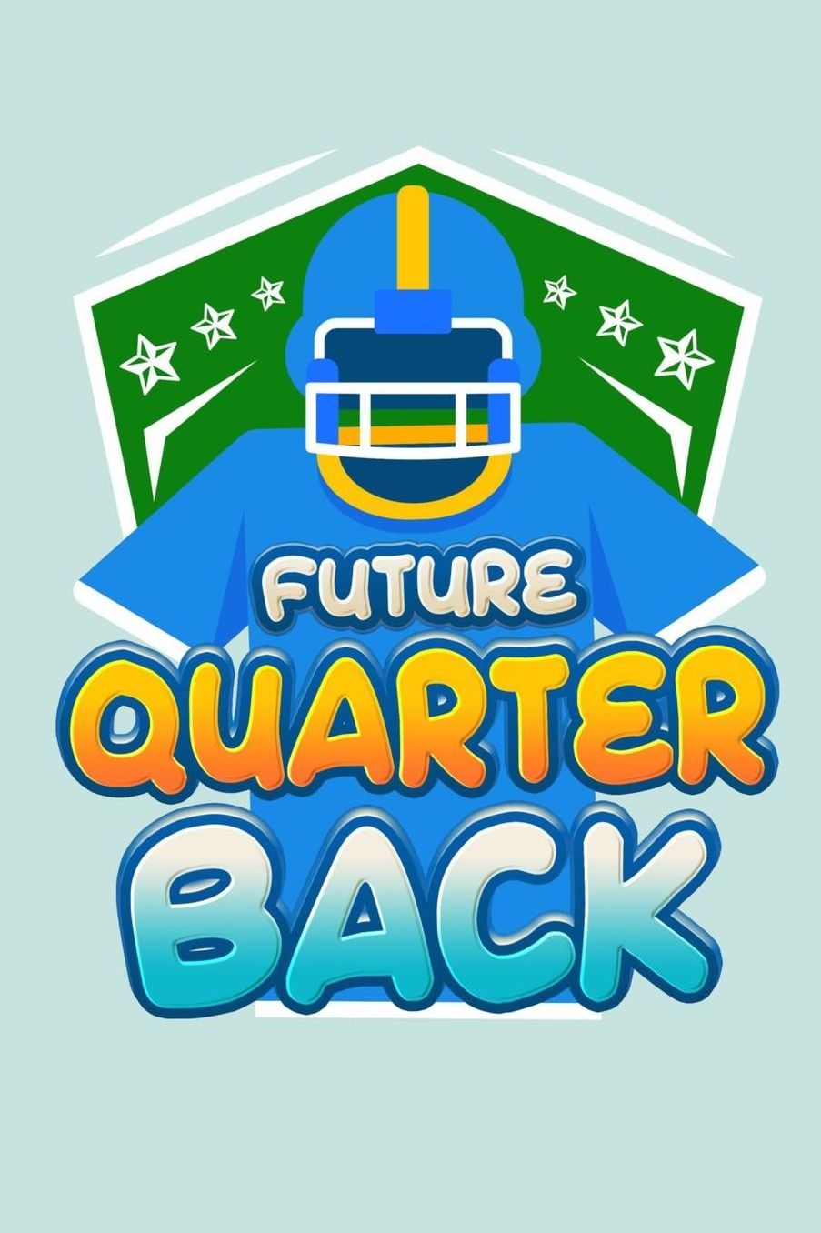 Future Quarterback Football Player: 150 Page Lined Journal