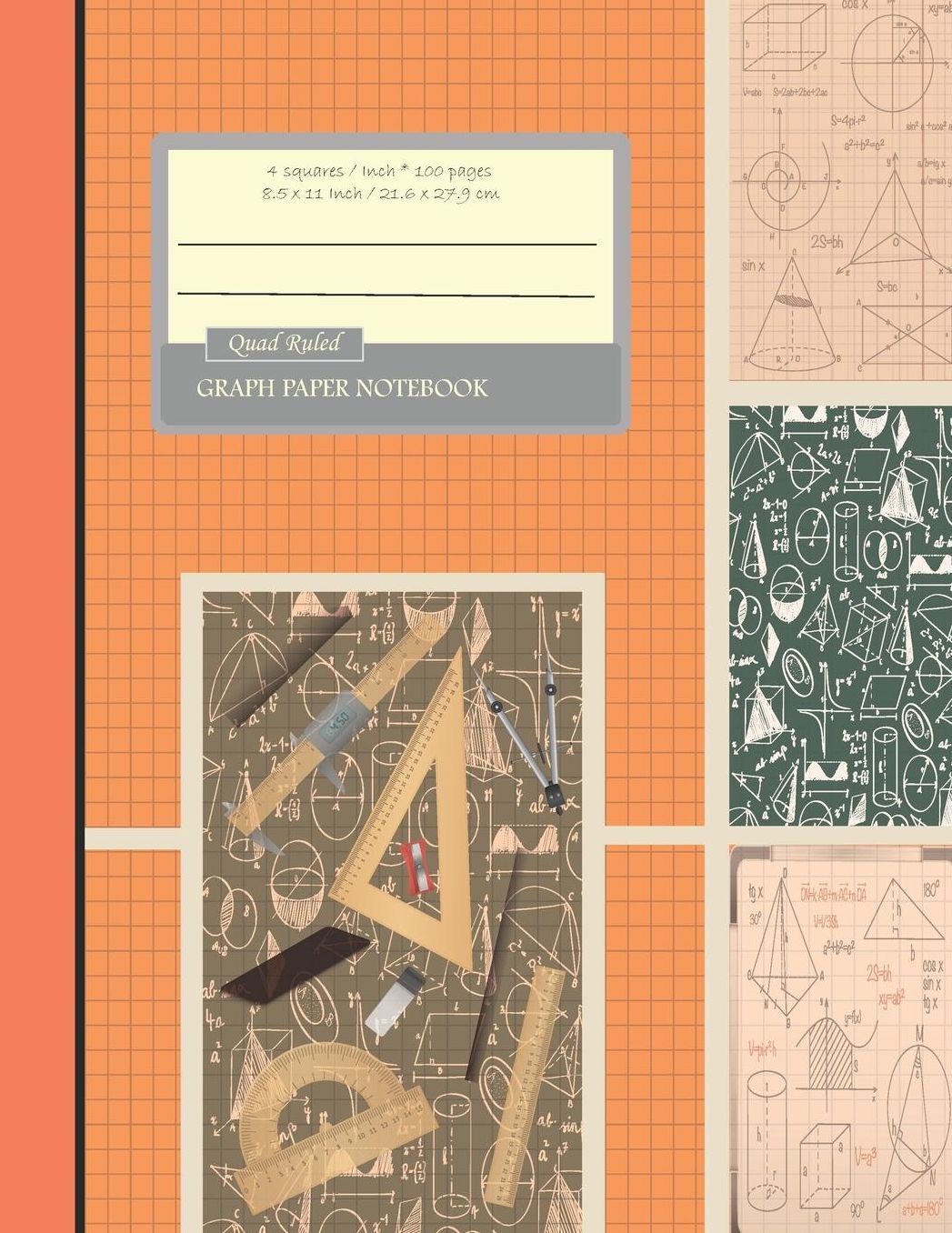 Graph Paper Notebook: Quad Ruled, Grid Paper Notebook, Graph Paper Composition Books (Large 8.5 x 11)