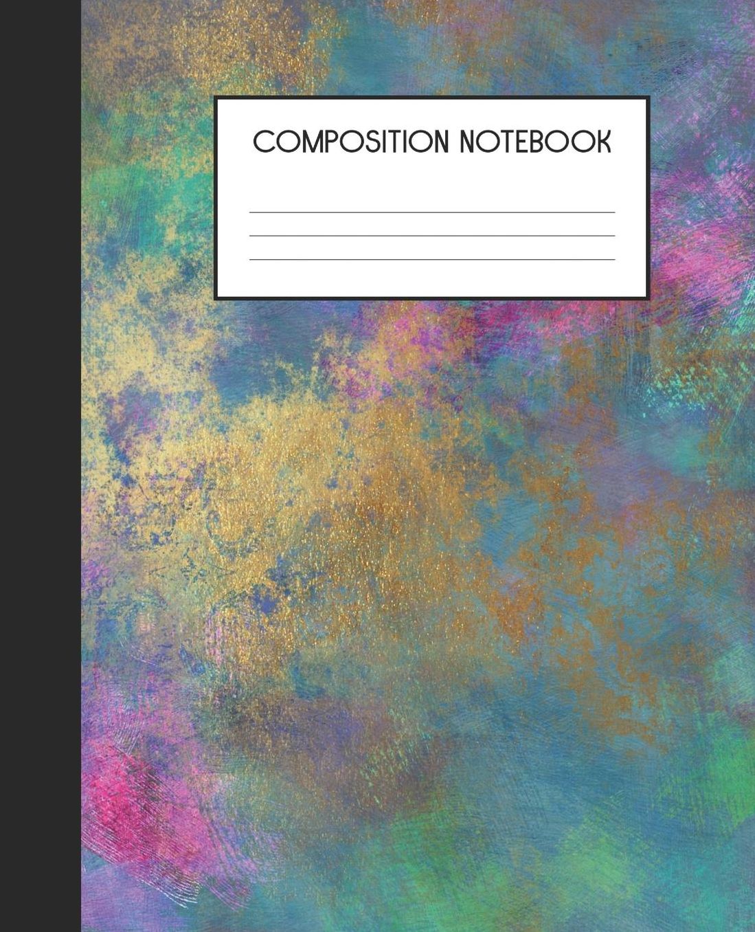 Composition Notebook: Wide Ruled Notebook Peacock Lined Journal 100 Pages 7.5 x 9.25 School Subject Book Notes Student Gift Kids Teenager Adult Teacher