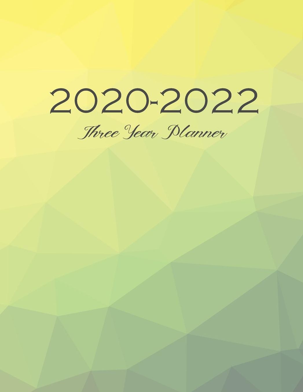 2020-2022 Three Year Planner: Geometry Cover 36 Month Calendar Time Management 3 Year Monthly Planner 2020-2022 Large Print Agenda Schedule Organizer Logbook Diary for Next Three Years Business Planners with Holidays Appointment Notebook