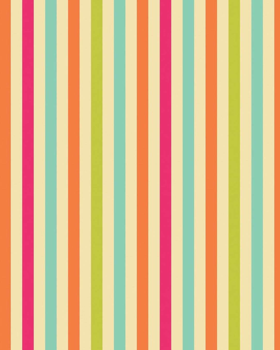 Journal: Geometric Design (Vintage Stripes) 8x10 - GRAPH JOURNAL - Journal with graph paper pages, square grid pattern