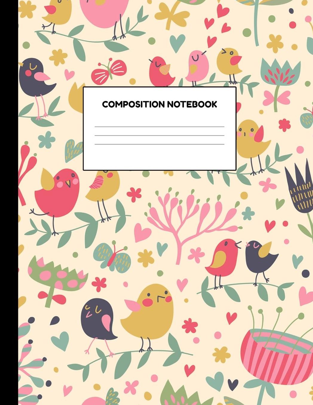 Composition Notebook: Wide Ruled Paper Notebook Journal - Blank Lined Workbook for Teens Kids Students Girls for Home School College for Writing Notes