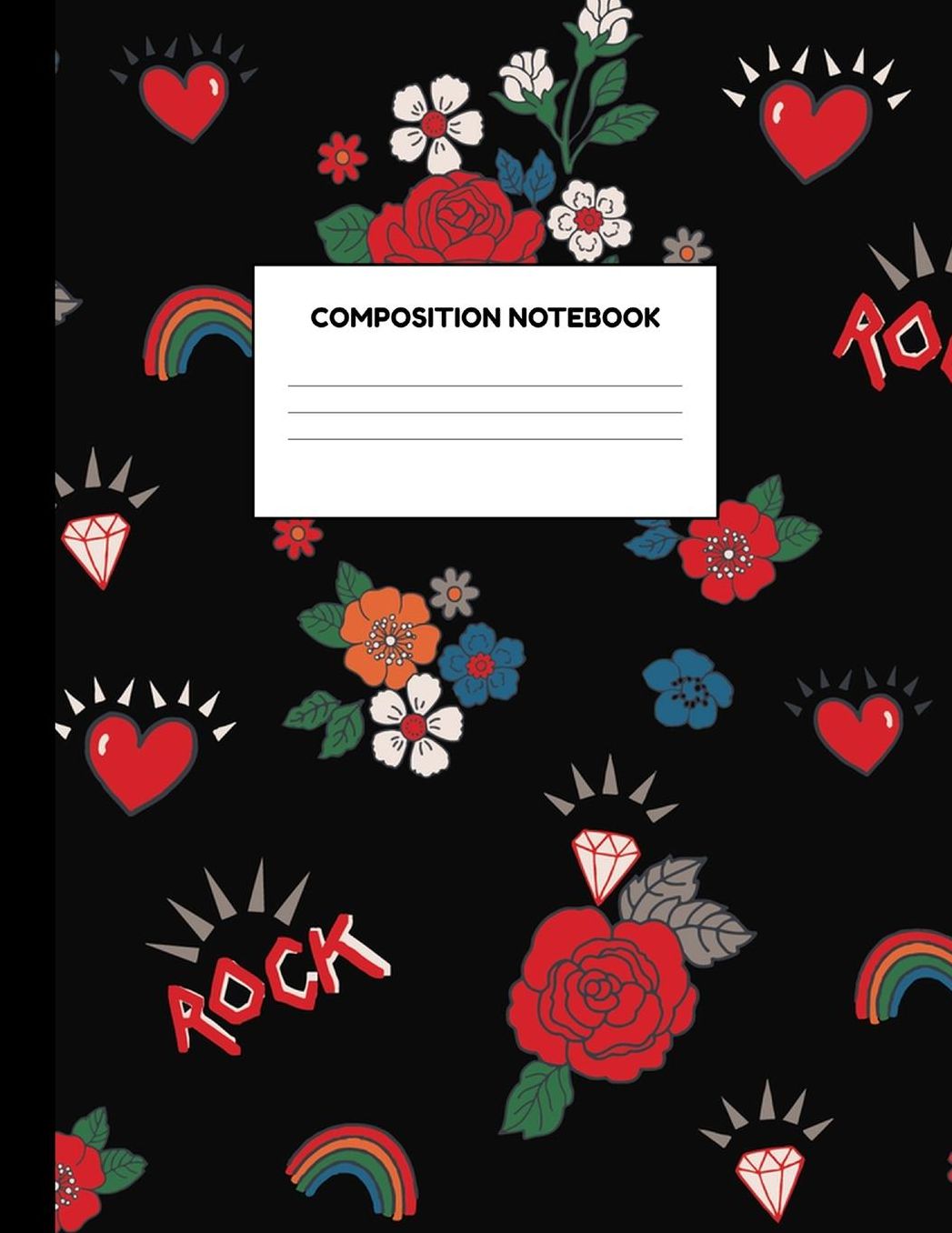 Composition Notebook: Wide Ruled Paper Notebook Journal - Blank Lined Workbook for Teens Kids Students Girls for Home School College for Writing Notes
