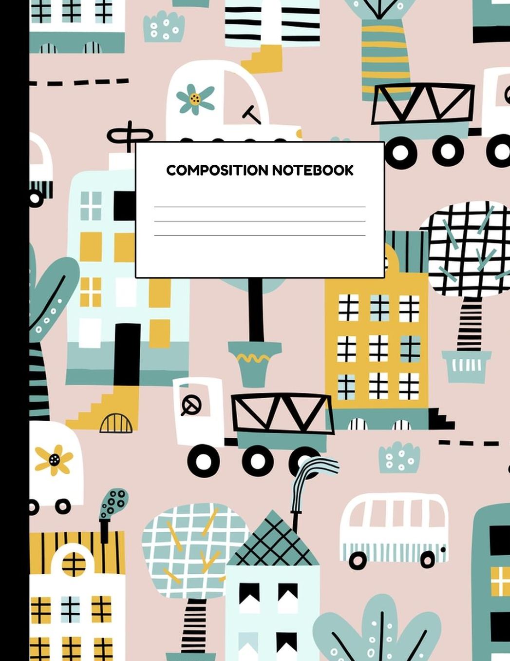 Composition Notebook: Wide Ruled Paper Notebook Journal - Blank Lined Workbook for Teens Kids Students Girls for Home School College for Writing Notes