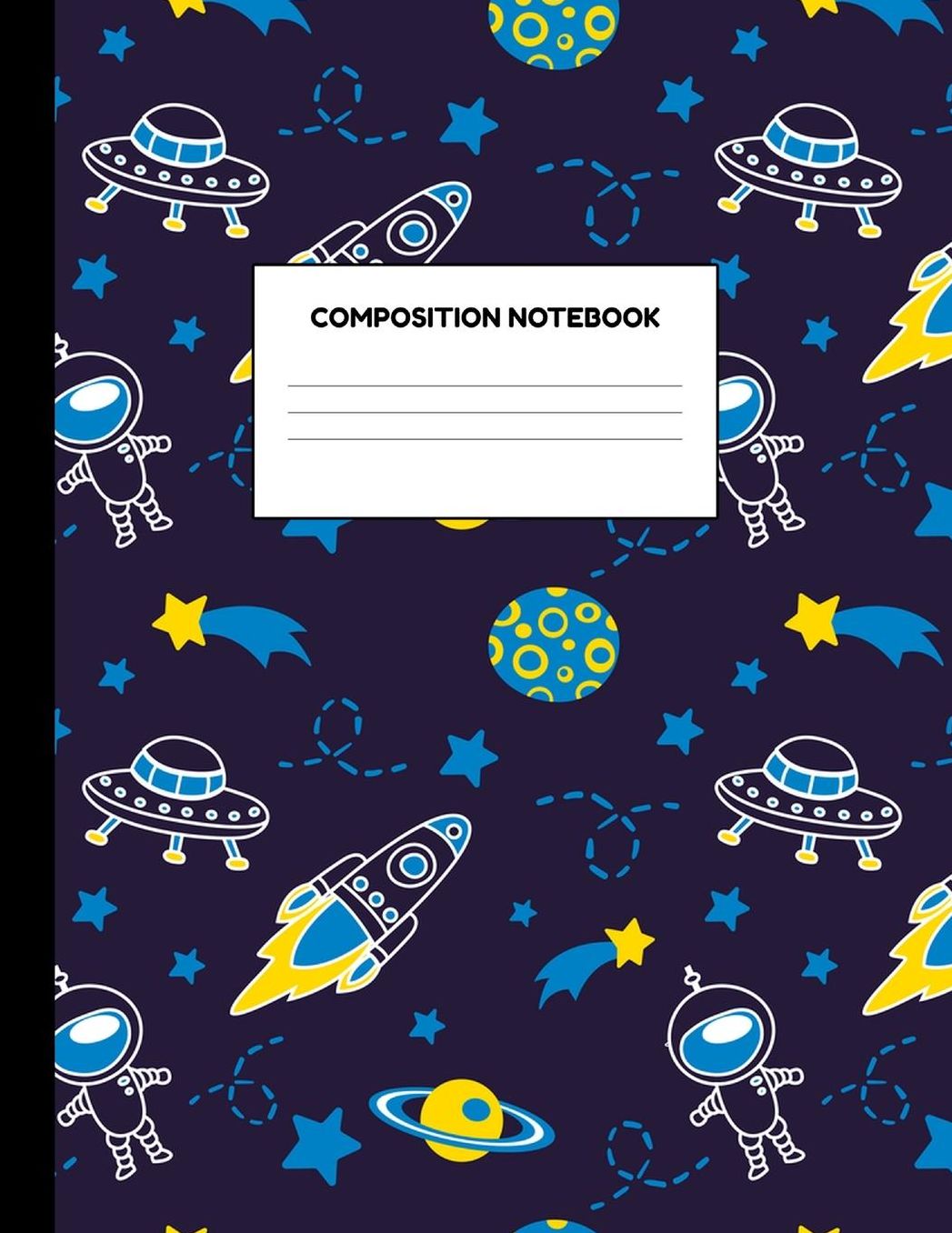Composition Notebook: Wide Ruled Paper Notebook Journal - Blank Lined Workbook for Teens Kids Students Girls for Home School College for Writing Notes