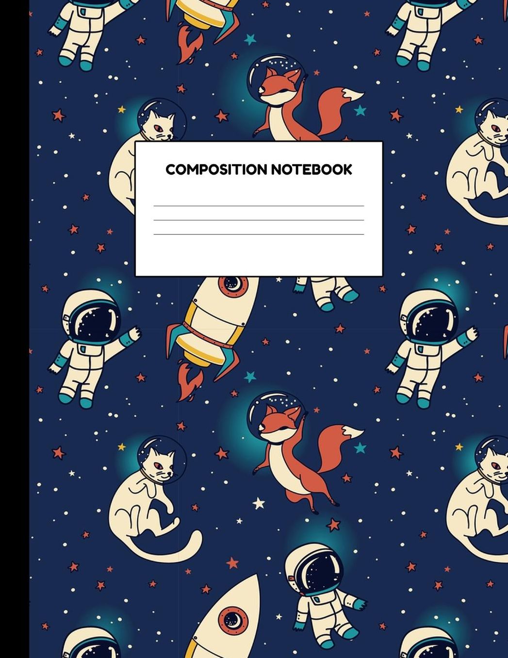 Composition Notebook: Wide Ruled Paper Notebook Journal - Blank Lined Workbook for Teens Kids Students Girls for Home School College for Writing Notes