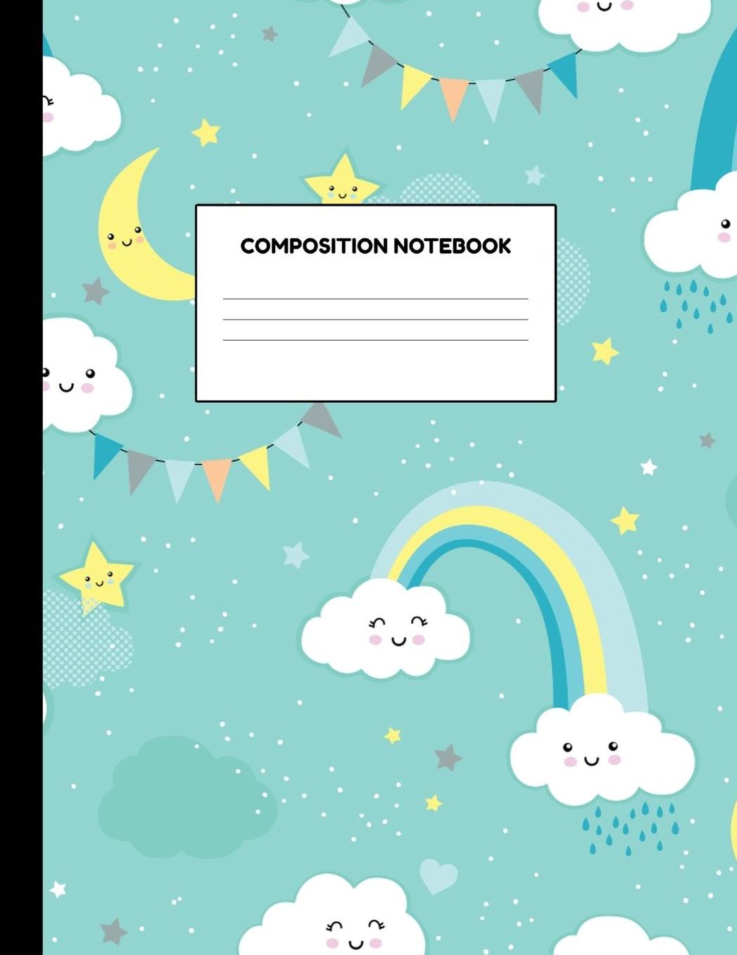 Composition Notebook: Wide Ruled Paper Notebook Journal - Blank Lined Workbook for Teens Kids Students Girls for Home School College for Writing Notes