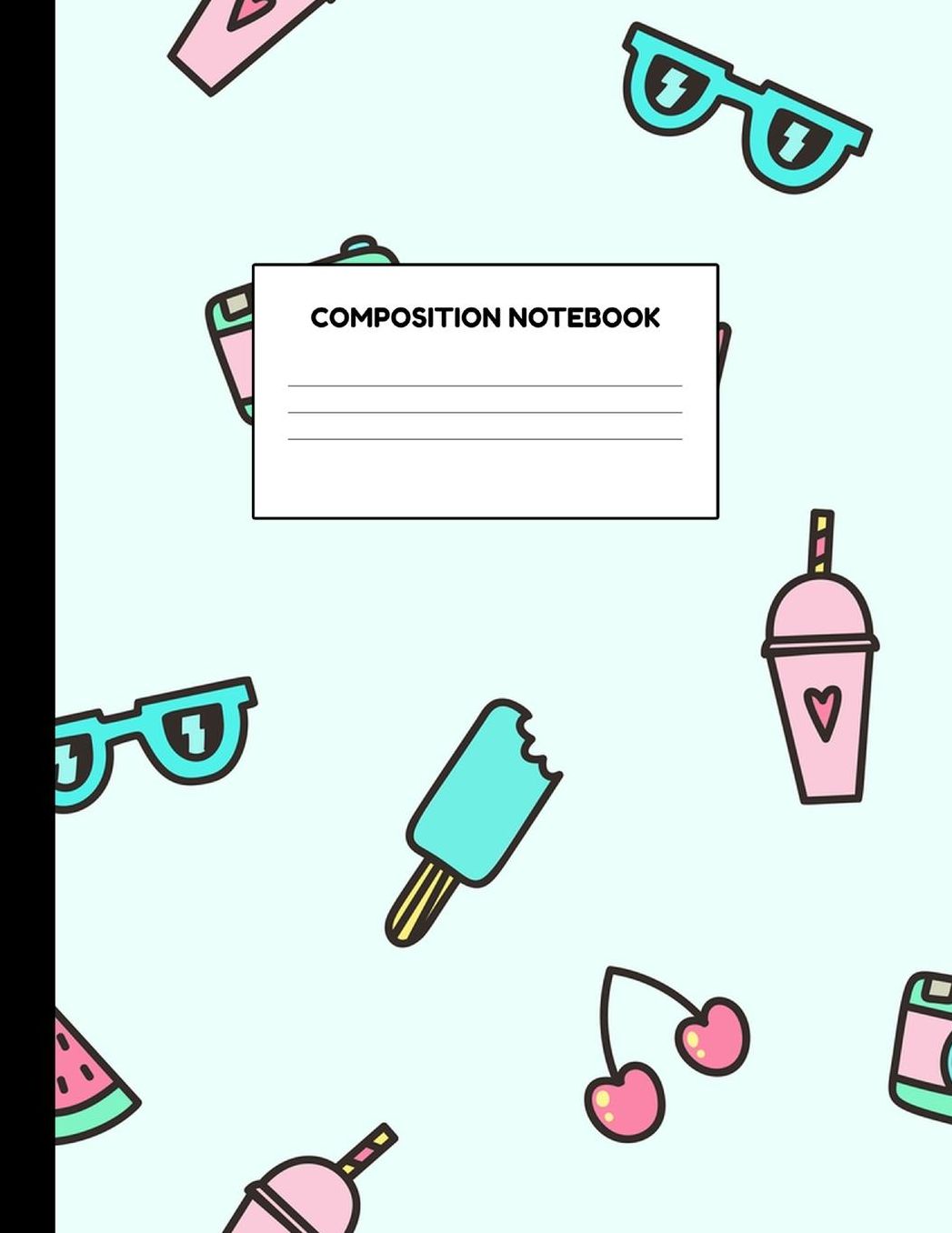 Composition Notebook: Wide Ruled Paper Notebook Journal - Blank Lined Workbook for Teens Kids Students Girls for Home School College for Writing Notes