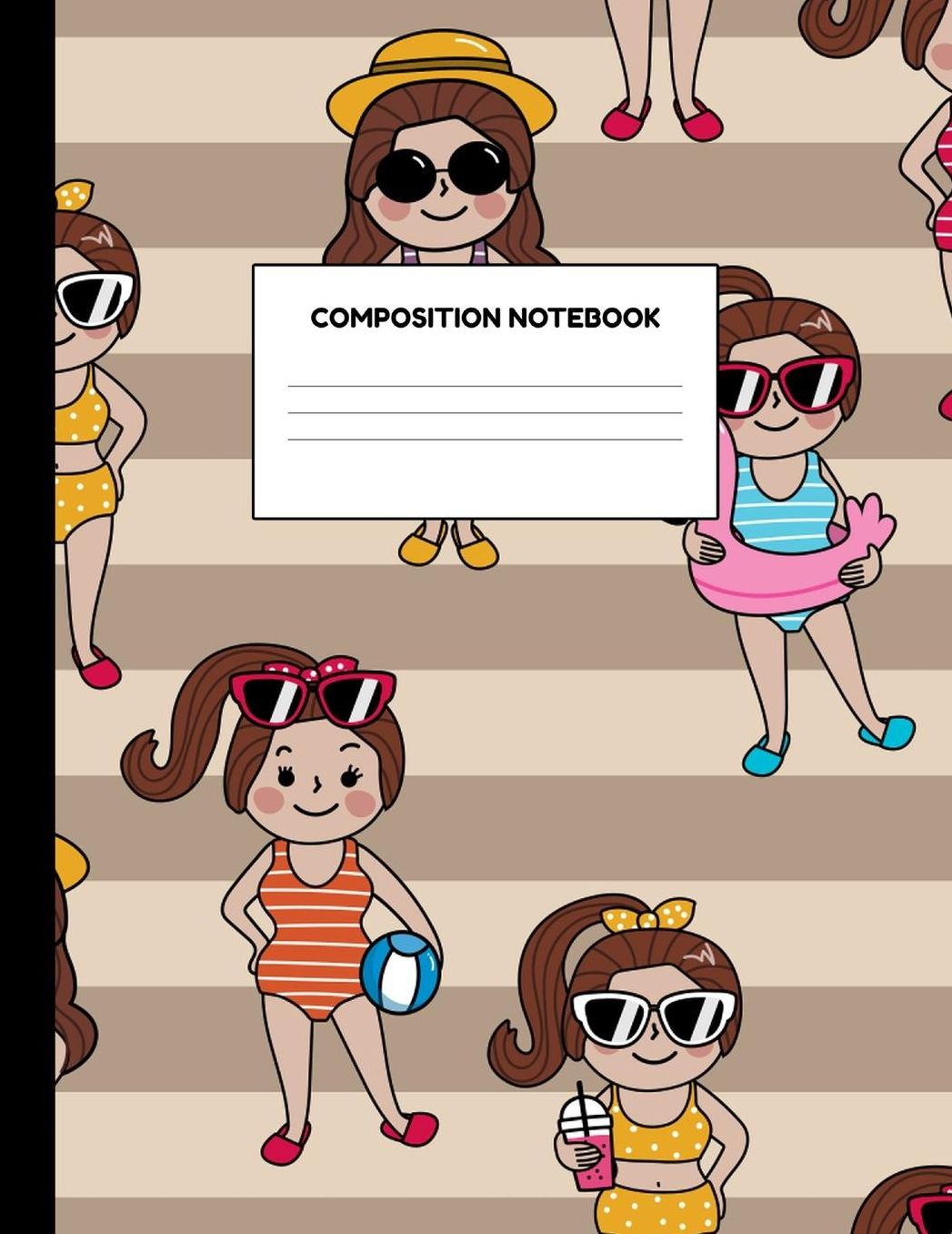 Composition Notebook: Wide Ruled Paper Notebook Journal - Blank Lined Workbook for Teens Kids Students Girls for Home School College for Writing Notes