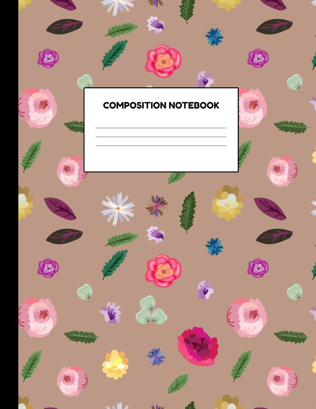 Composition Notebook: Wide Ruled Paper Notebook Journal - Blank Lined Workbook for Teens Kids Students Girls for Home School College for Writing Notes