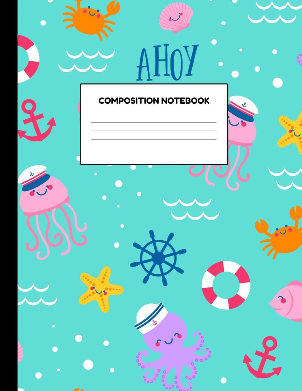 Composition Notebook: Wide Ruled Paper Notebook Journal - Blank Lined Workbook for Teens Kids Students Girls for Home School College for Writing Notes