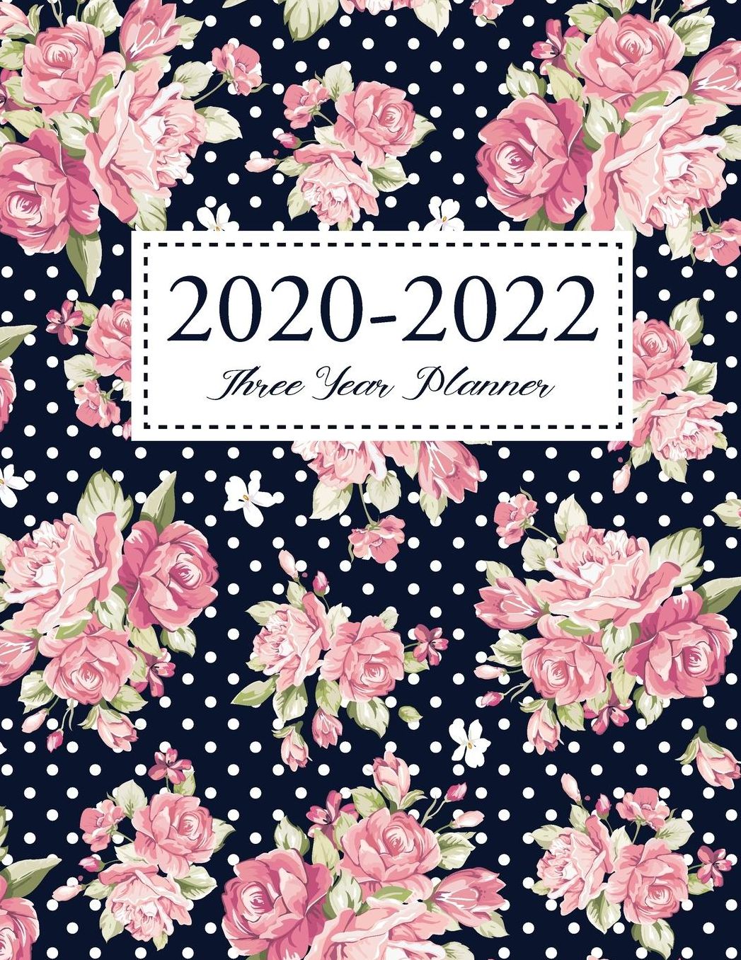 2020-2022 Three Year Planner: Flower Watercolor Cover 3 Year Monthly Planner 2020-2022 Large Print Agenda Schedule Organizer Logbook Diary for Next Three Year 36 Month Calendar Time Management Appointment Book Business Planners with Holidays