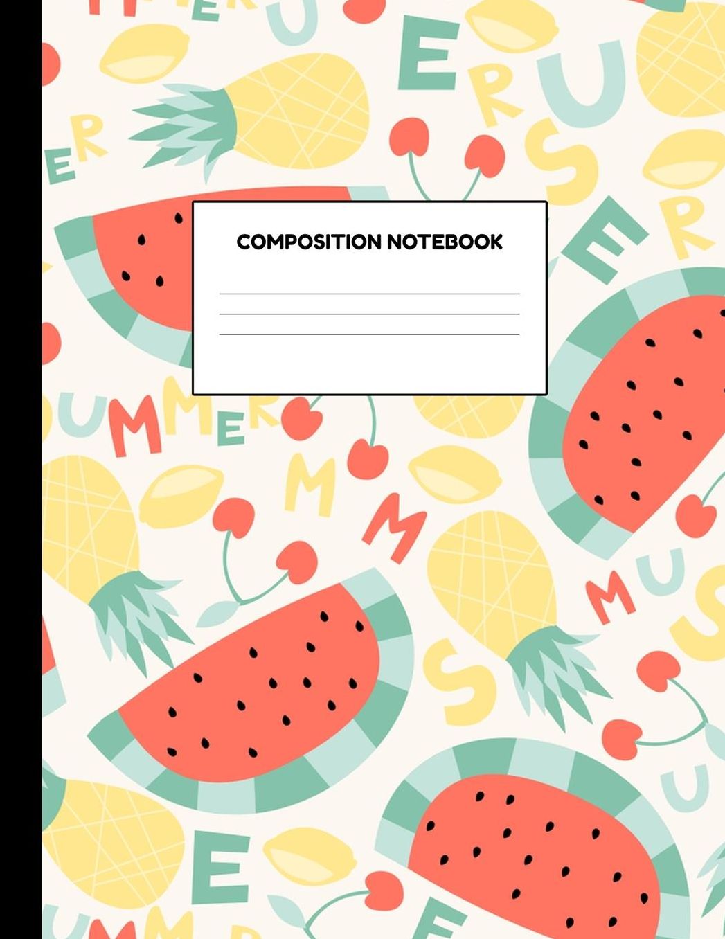 Composition Notebook: Wide Ruled Paper Notebook Journal - Blank Lined Workbook for Teens Kids Students Girls for Home School College for Writing Notes