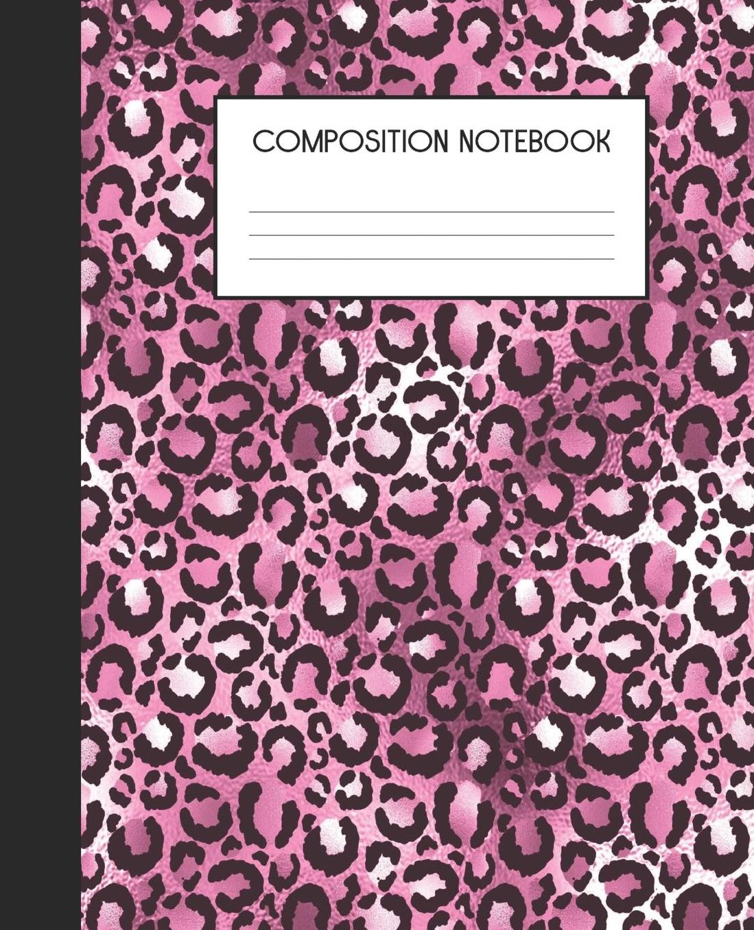 Composition Notebook: Wide Ruled Notebook Pink Glam Lined Journal 100 Pages 7.5 x 9.25 School Subject Book Notes Student Gift Kids Teenager Adult Teacher