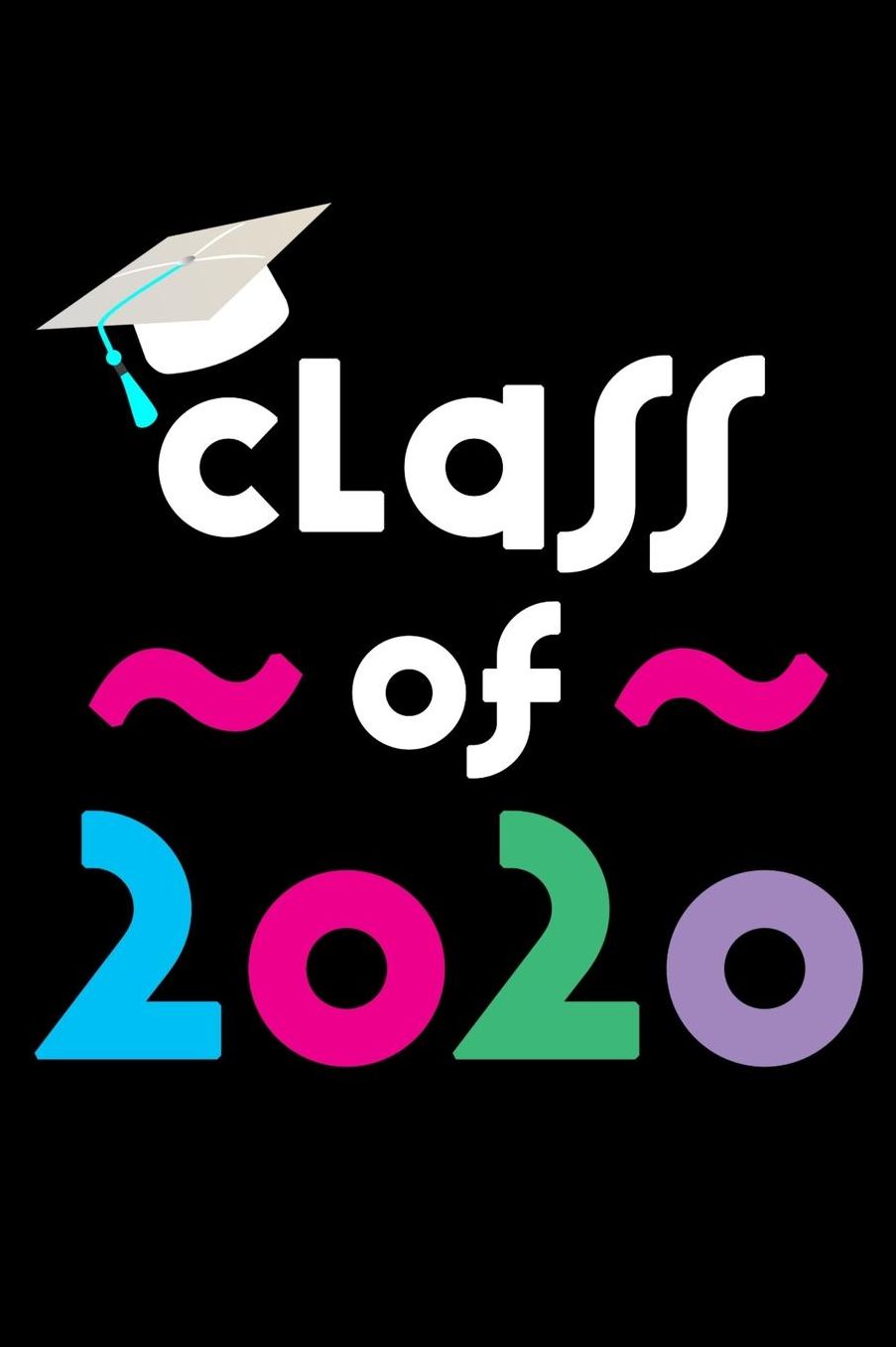 Class of 2020: Journal, 6 x 9 Notebook, 120 lined pages, in black