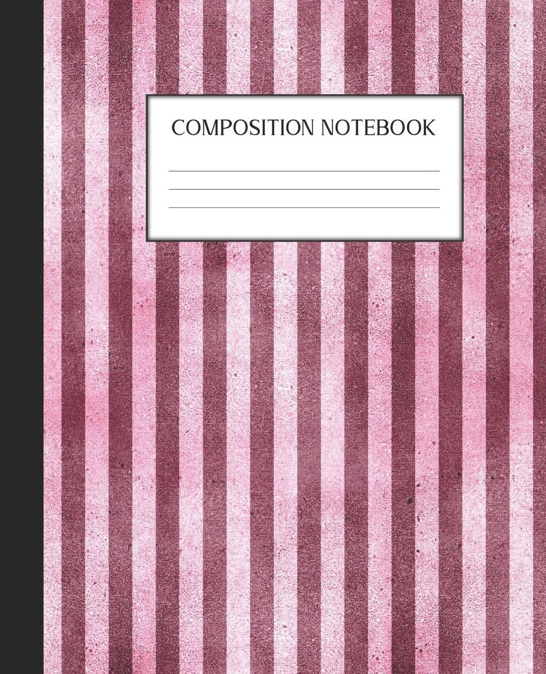 Composition Notebook: Wide Ruled Notebook Pink Gothic Lined Journal 100 Pages 7.5 x 9.25 School Subject Book Notes Student Gift Kids Teenager Adult Teacher