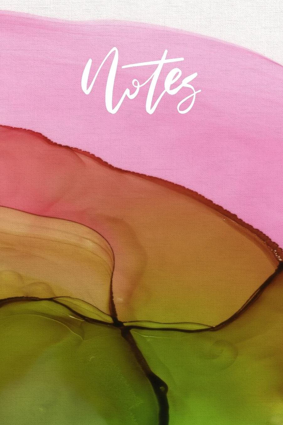 Notes: 110-Page College Ruled Watercolor Inkwell Design Journal Notebook for Professionals, Sermon Notes, Bible Study or Daily Journaling Classy Artist Style and Colorful Pattern Journal