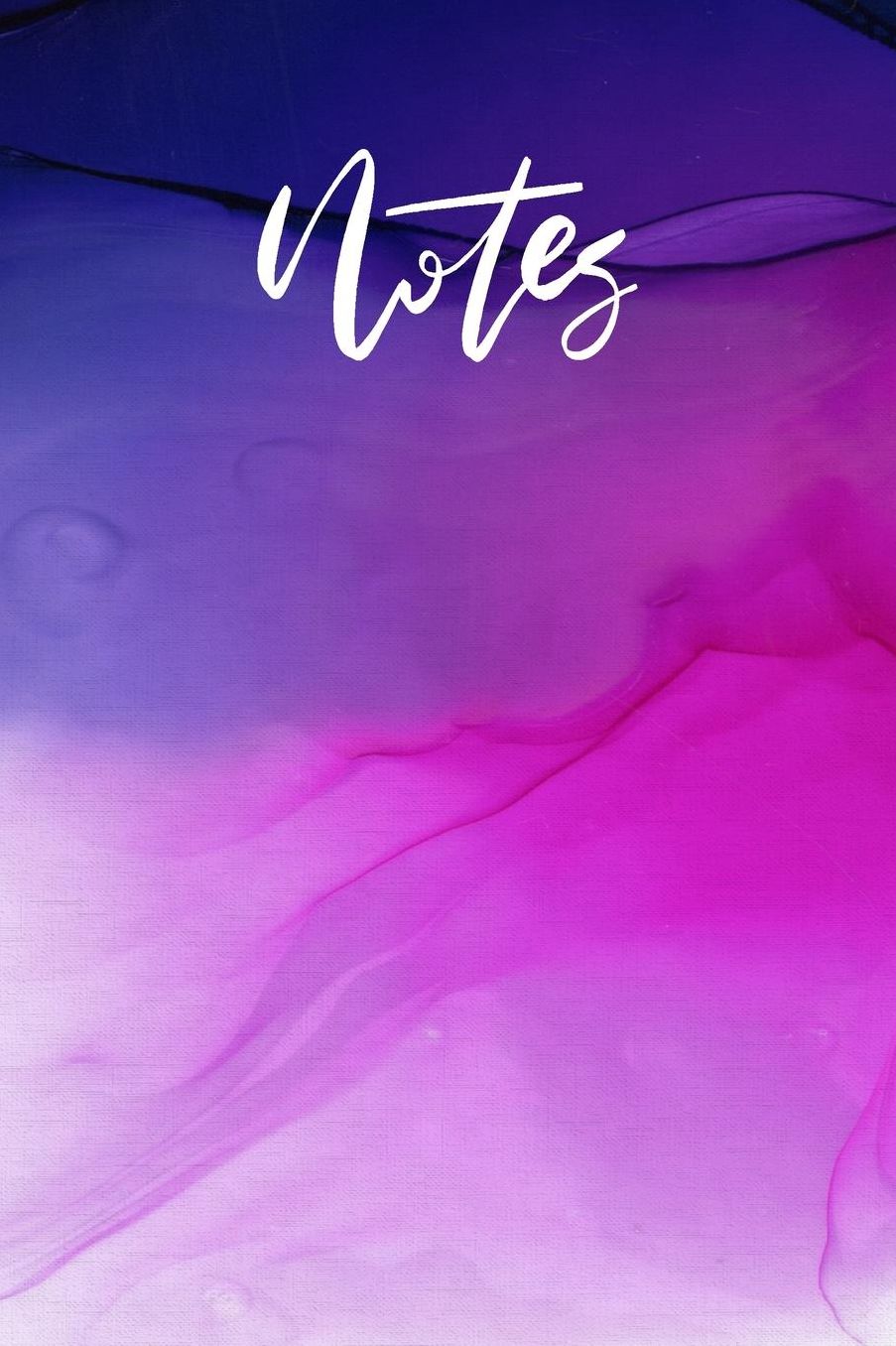 Notes: 110-Page College Ruled Watercolor Inkwell Design Journal Notebook for Professionals, Sermon Notes, Bible Study or Daily Journaling Classy Artist Style and Colorful Pattern Journal