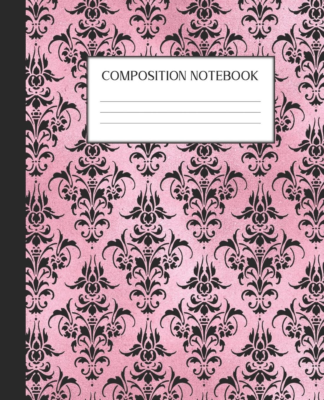 Composition Notebook: Wide Ruled Notebook Pink Gothic Lined Journal 100 Pages 7.5 x 9.25 School Subject Book Notes Student Gift Kids Teenager Adult Teacher