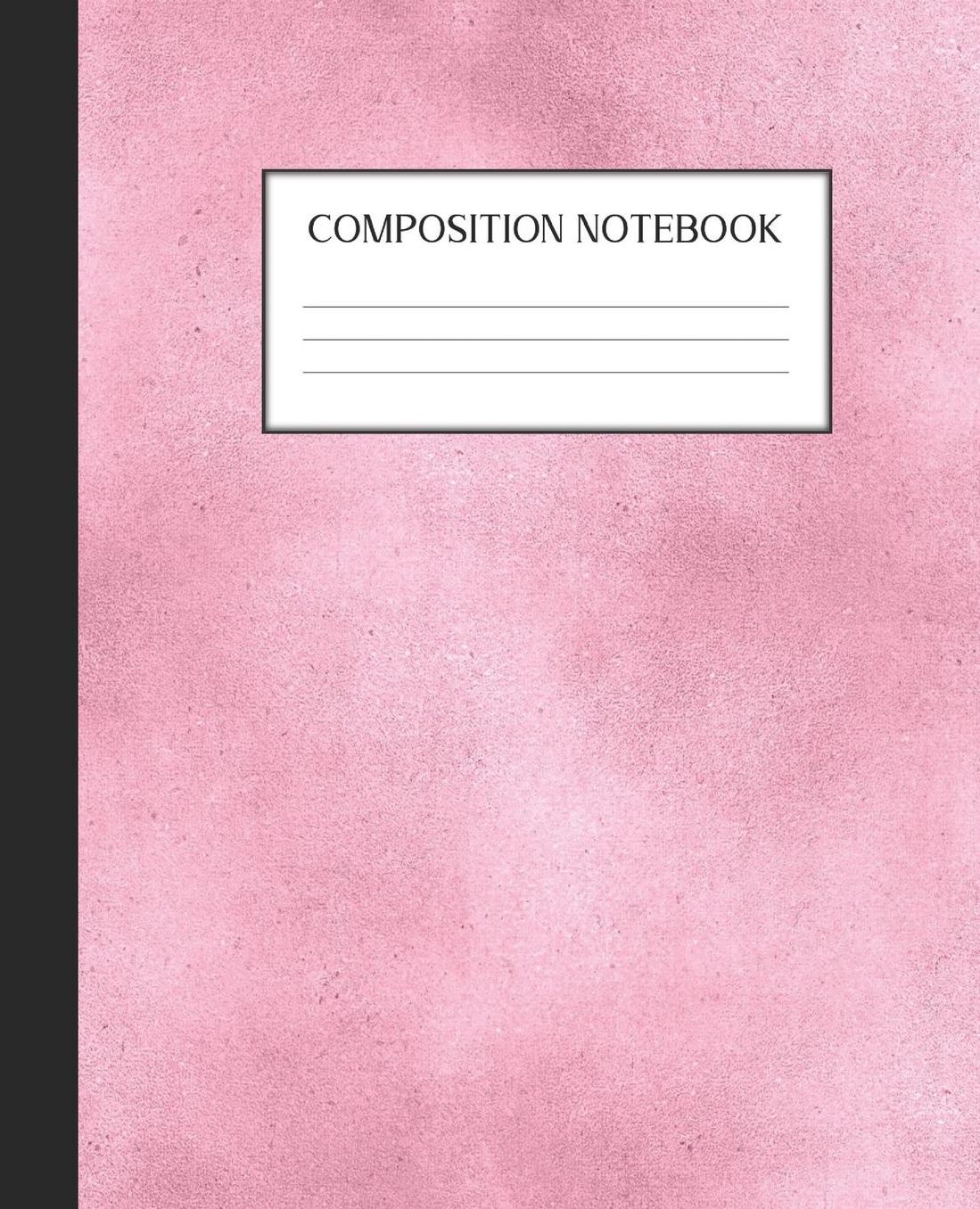 Composition Notebook: Wide Ruled Notebook Pink Gothic Lined Journal 100 Pages 7.5 x 9.25 School Subject Book Notes Student Gift Kids Teenager Adult Teacher