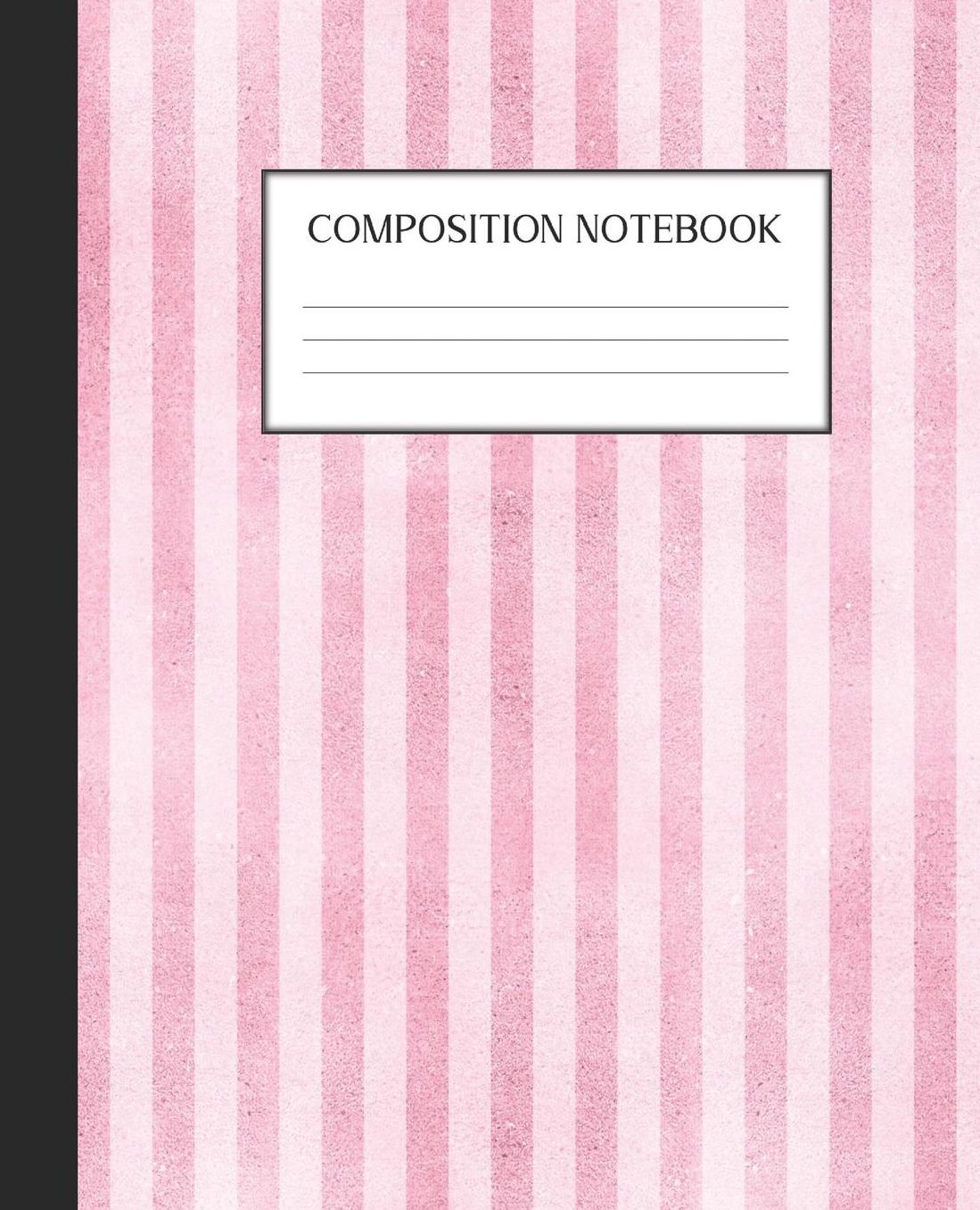 Composition Notebook: Wide Ruled Notebook Pink Gothic Lined Journal 100 Pages 7.5 x 9.25 School Subject Book Notes Student Gift Kids Teenager Adult Teacher