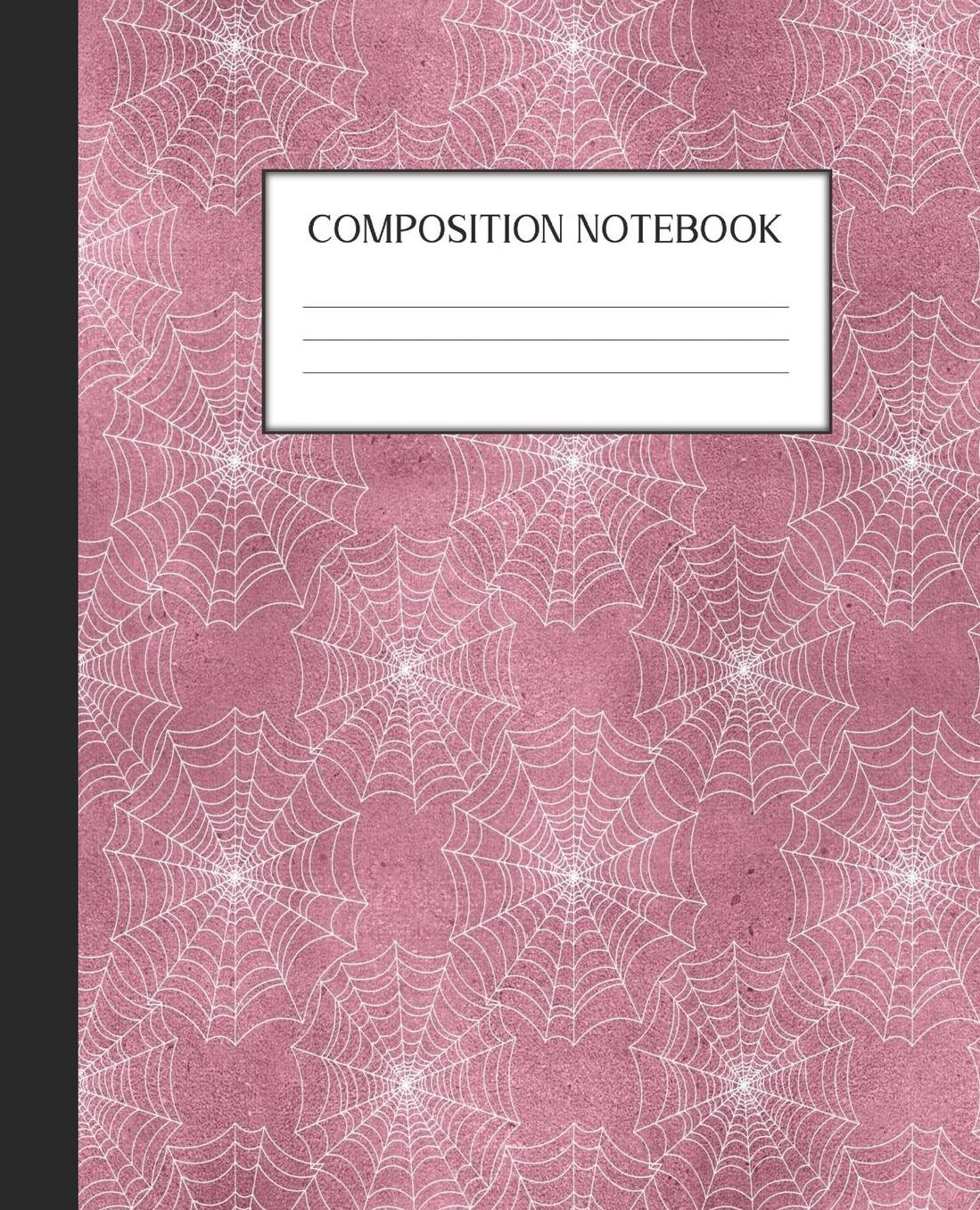 Composition Notebook: Wide Ruled Notebook Pink Gothic Lined Journal 100 Pages 7.5 x 9.25 School Subject Book Notes Student Gift Kids Teenager Adult Teacher
