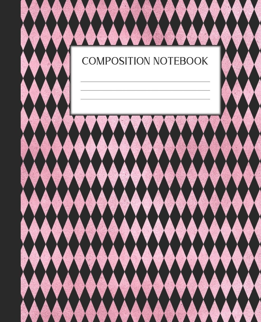 Composition Notebook: Wide Ruled Notebook Pink Gothic Lined Journal 100 Pages 7.5 x 9.25 School Subject Book Notes Student Gift Kids Teenager Adult Teacher