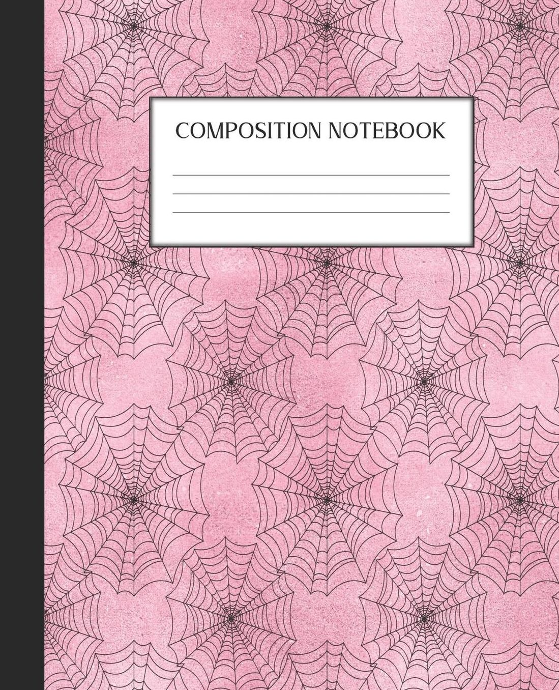 Composition Notebook: Wide Ruled Notebook Pink Gothic Lined Journal 100 Pages 7.5 x 9.25 School Subject Book Notes Student Gift Kids Teenager Adult Teacher