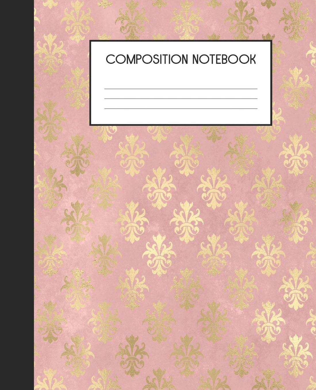 Composition Notebook: Wide Ruled Notebook Pink Peacock Lined Journal 100 Pages 7.5 x 9.25 School Subject Book Notes Student Gift Kids Teenager Adult Teacher