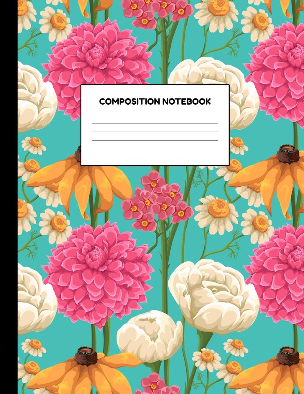 Composition Notebook: Wide Ruled Paper Notebook Journal - Blank Lined Workbook for Teens Kids Students Girls for Home School College for Writing Notes