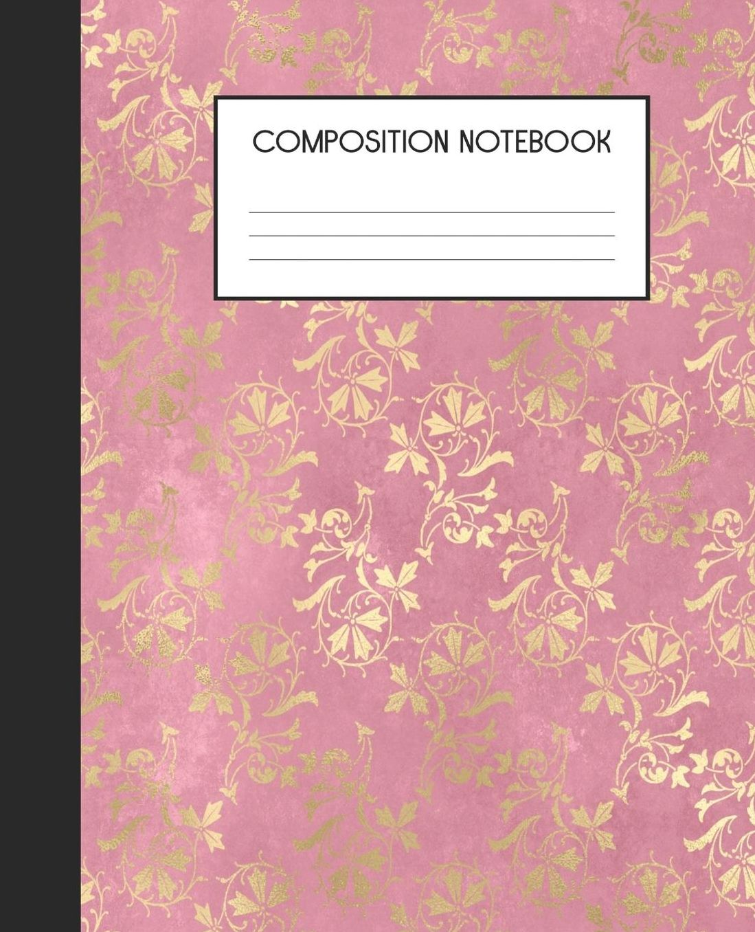 Composition Notebook: Wide Ruled Notebook Pink Peacock Lined Journal 100 Pages 7.5 x 9.25 School Subject Book Notes Student Gift Kids Teenager Adult Teacher