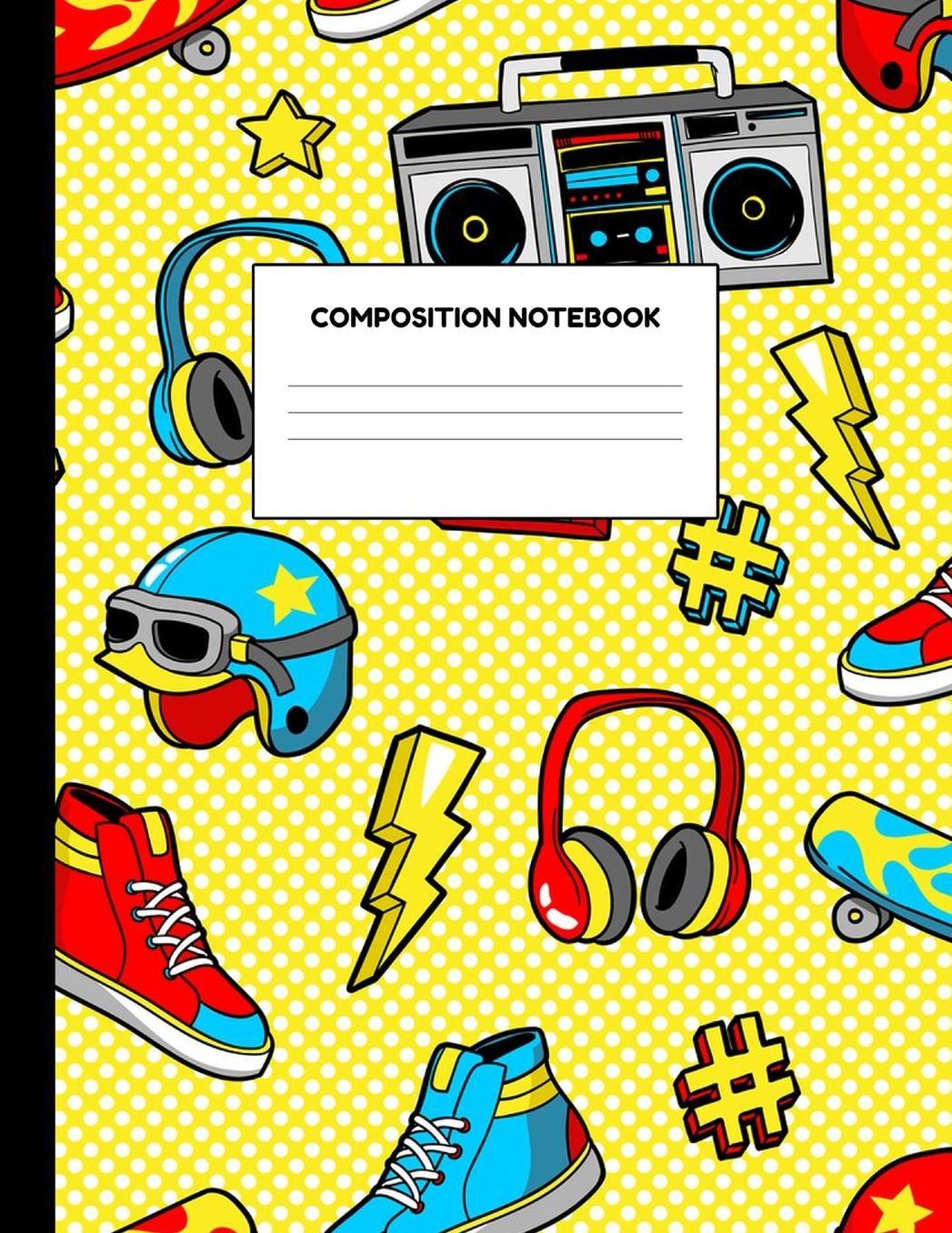 Composition Notebook: Wide Ruled Paper Notebook Journal - Blank Lined Workbook for Teens Kids Students Girls for Home School College for Writing Notes