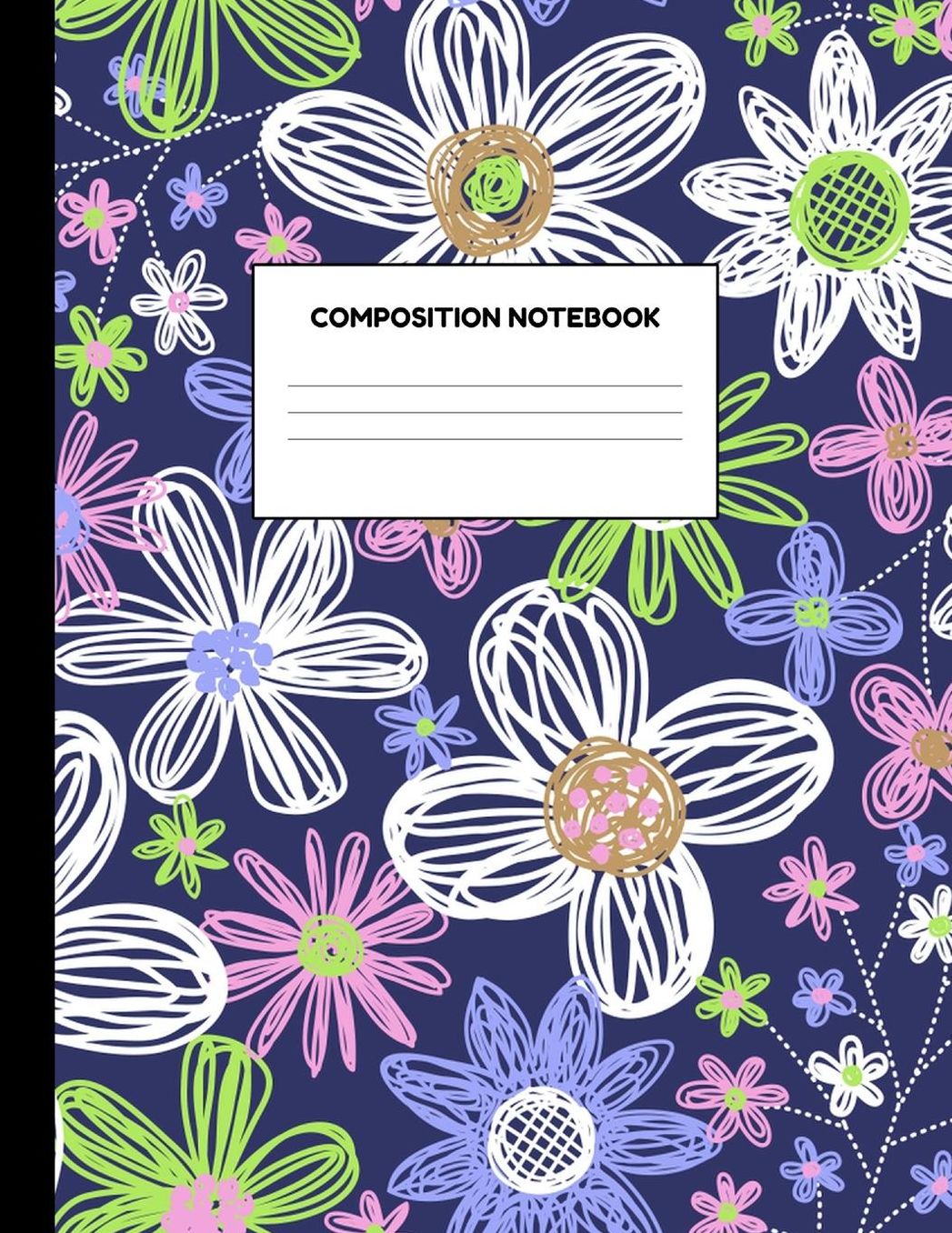 Composition Notebook: Wide Ruled Paper Notebook Journal - Blank Lined Workbook for Teens Kids Students Girls for Home School College for Writing Notes