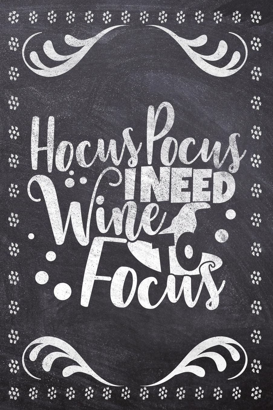 Hocus Pocus I Need Wine To Focus: Wine Tasting Review/Score Handbook, Journal and Adult Coloring Book (3 Books in 1) - Compact Size 6x9 (124 Pages) Notebook for Journaling, Colouring, Writing Notes, Thoughts, Ideas, Reminders and More