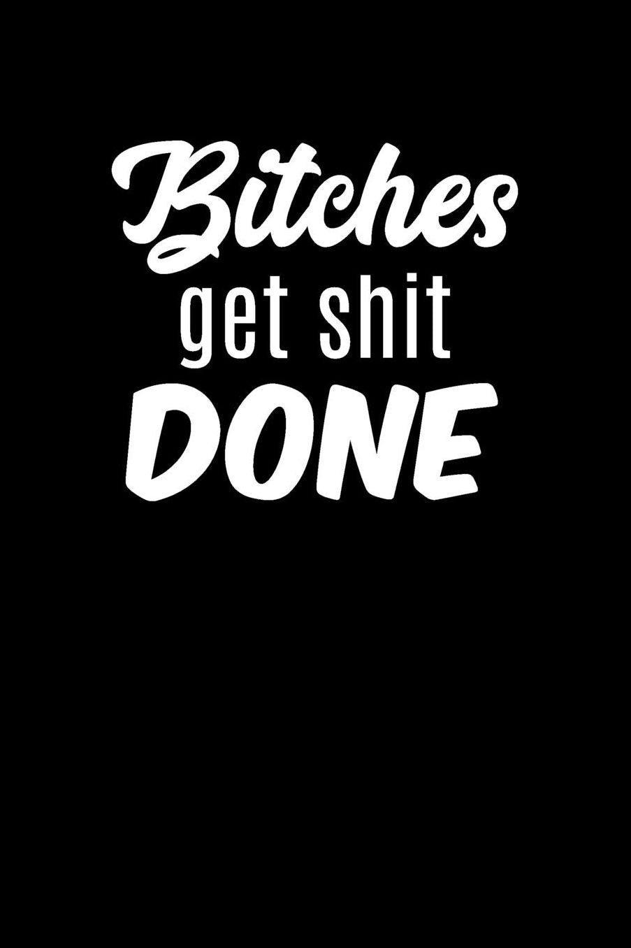 Get Shit Done: Dot Grid Notebook Journal, 6x9 Inch, 120 pages